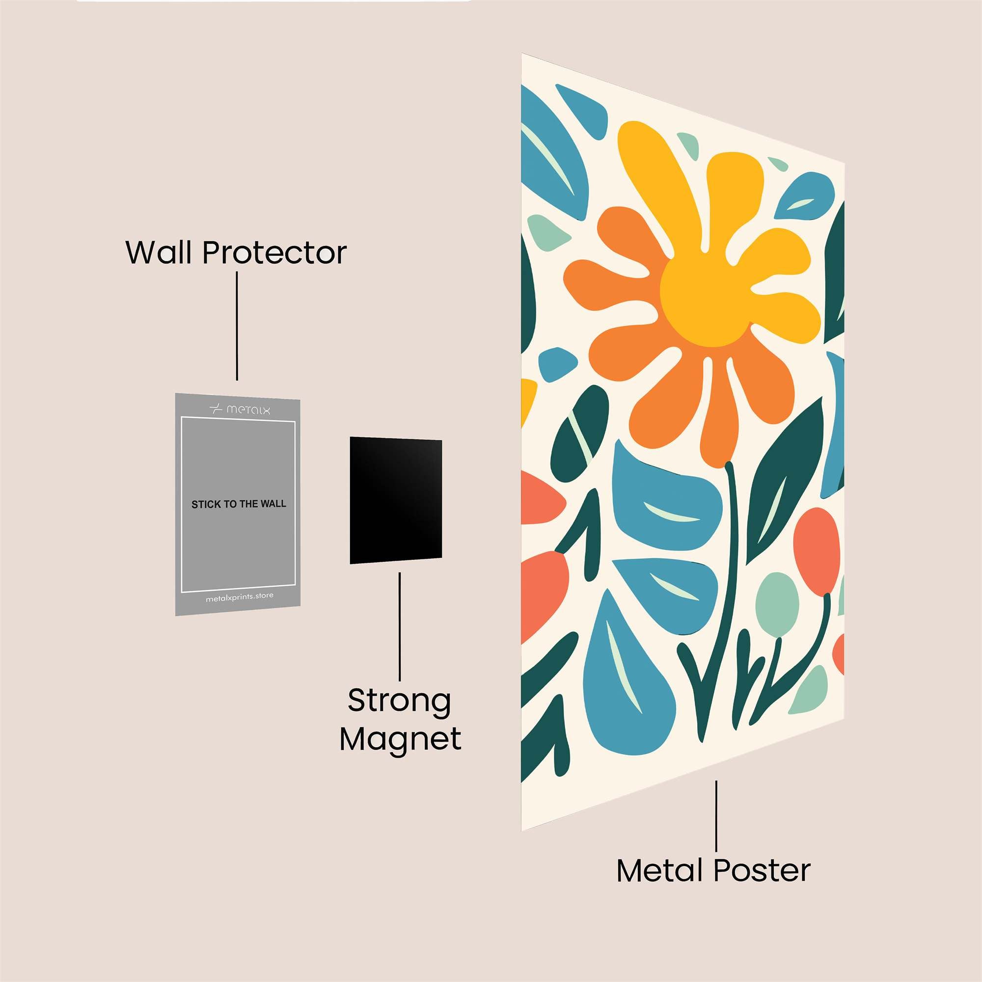 Sunflower Bliss Safe Wall Magnetic / M