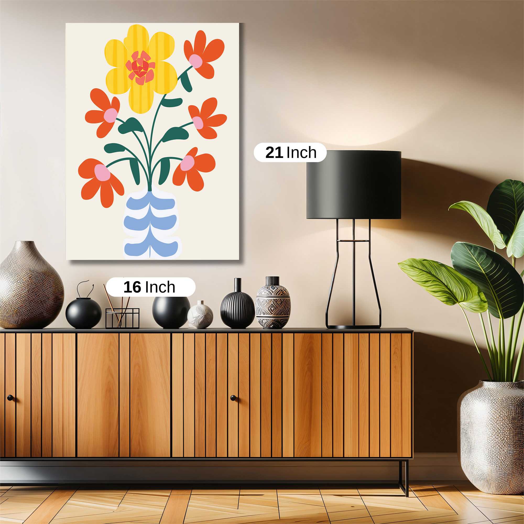 Sunflower Cheer Safe Wall Magnetic / M