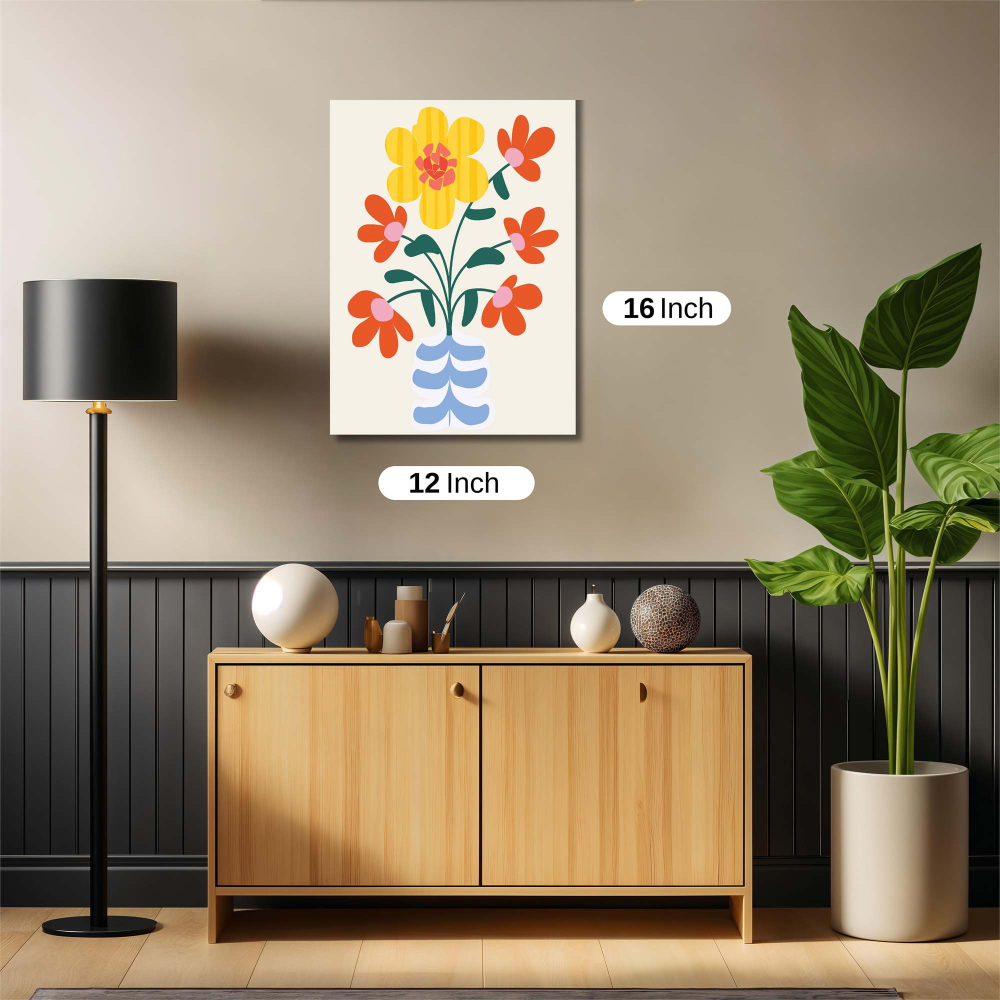 Sunflower Cheer Safe Wall Magnetic / M