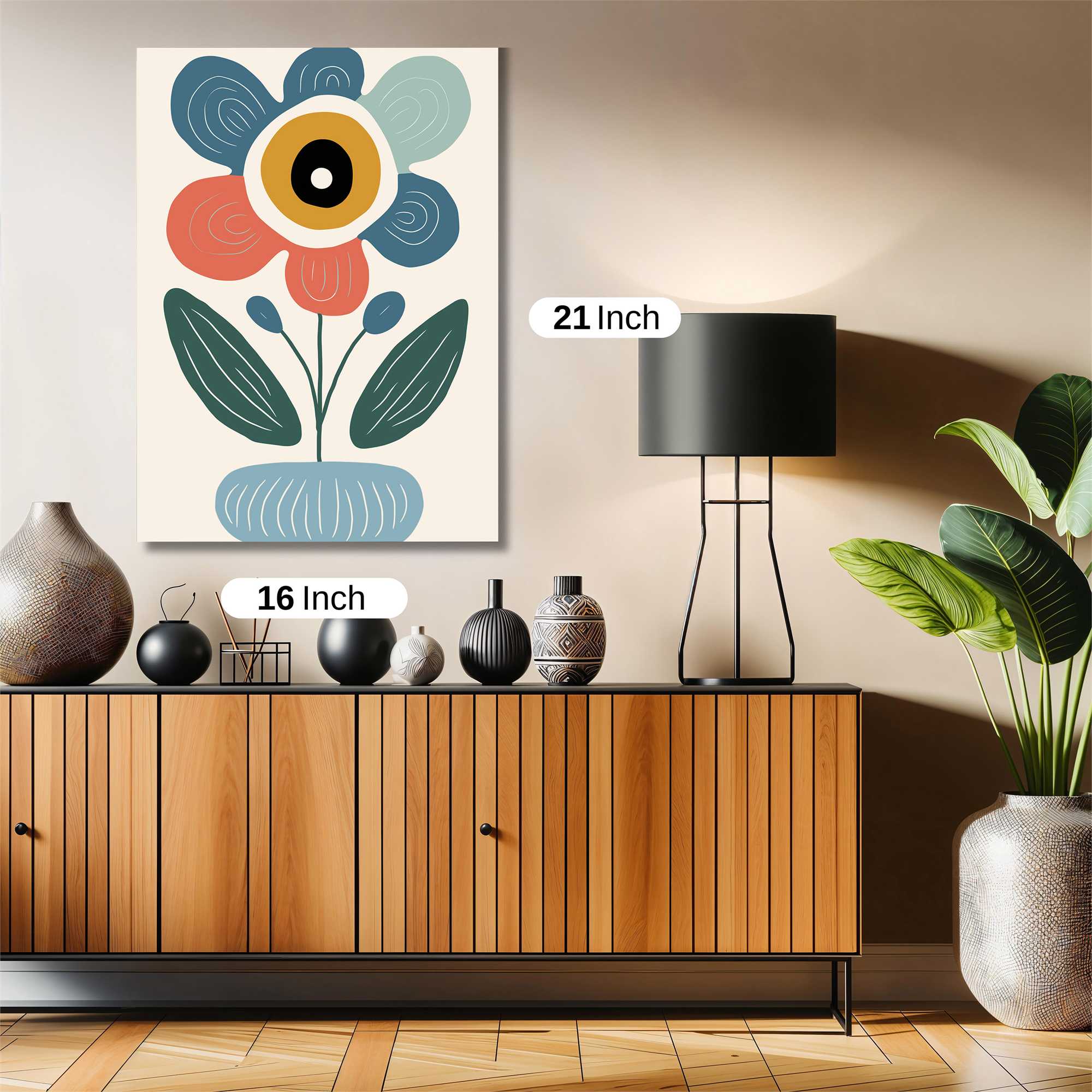 Flower Whimsy Safe Wall Magnetic / M