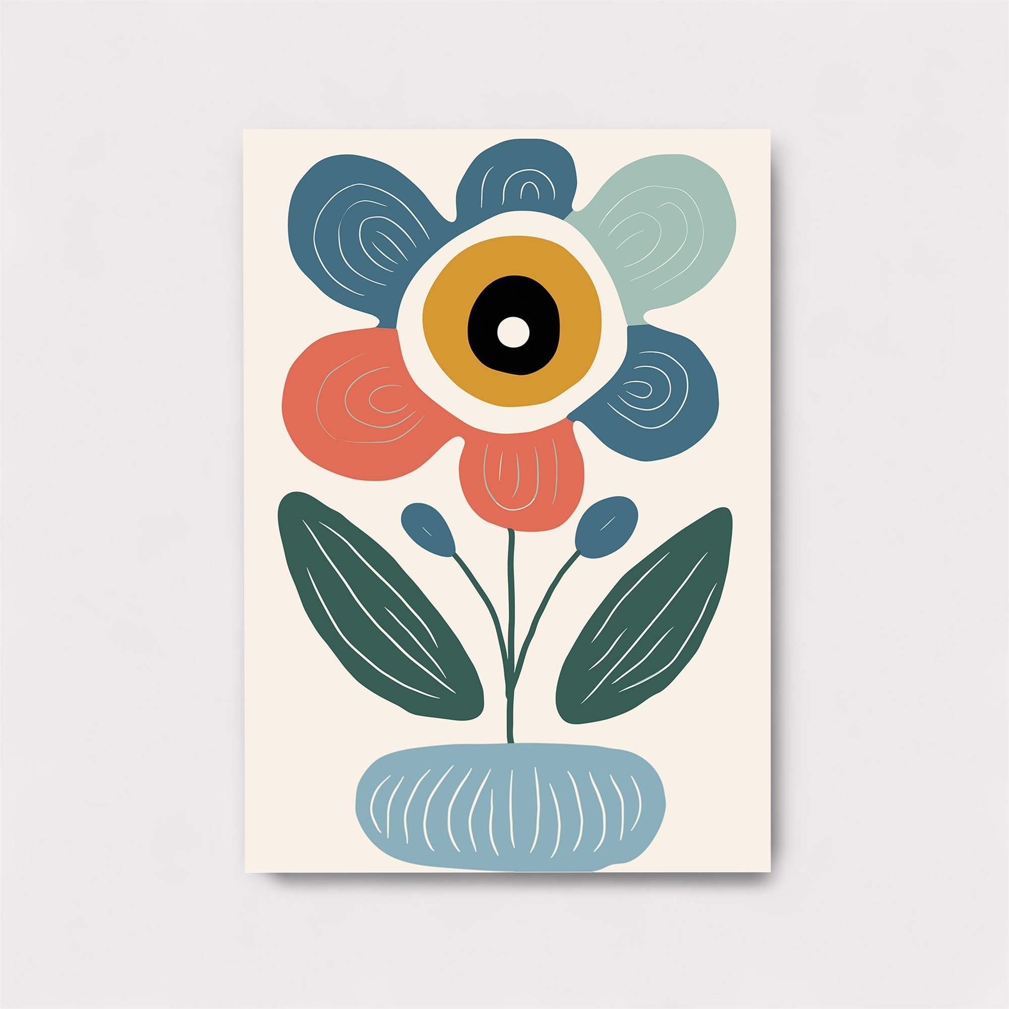 Flower Whimsy Safe Wall Magnetic / M