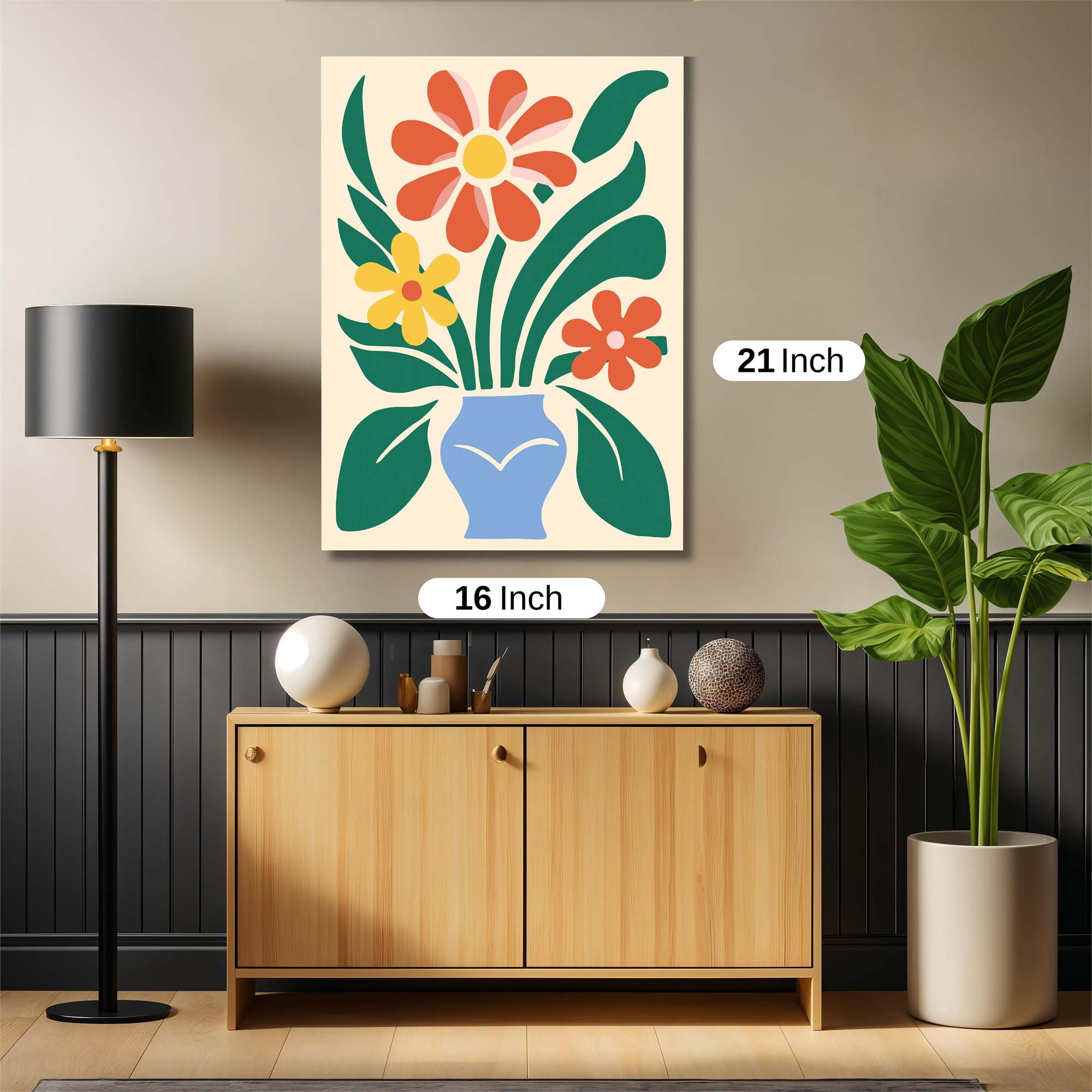 Floral Bliss Safe Wall Magnetic / M