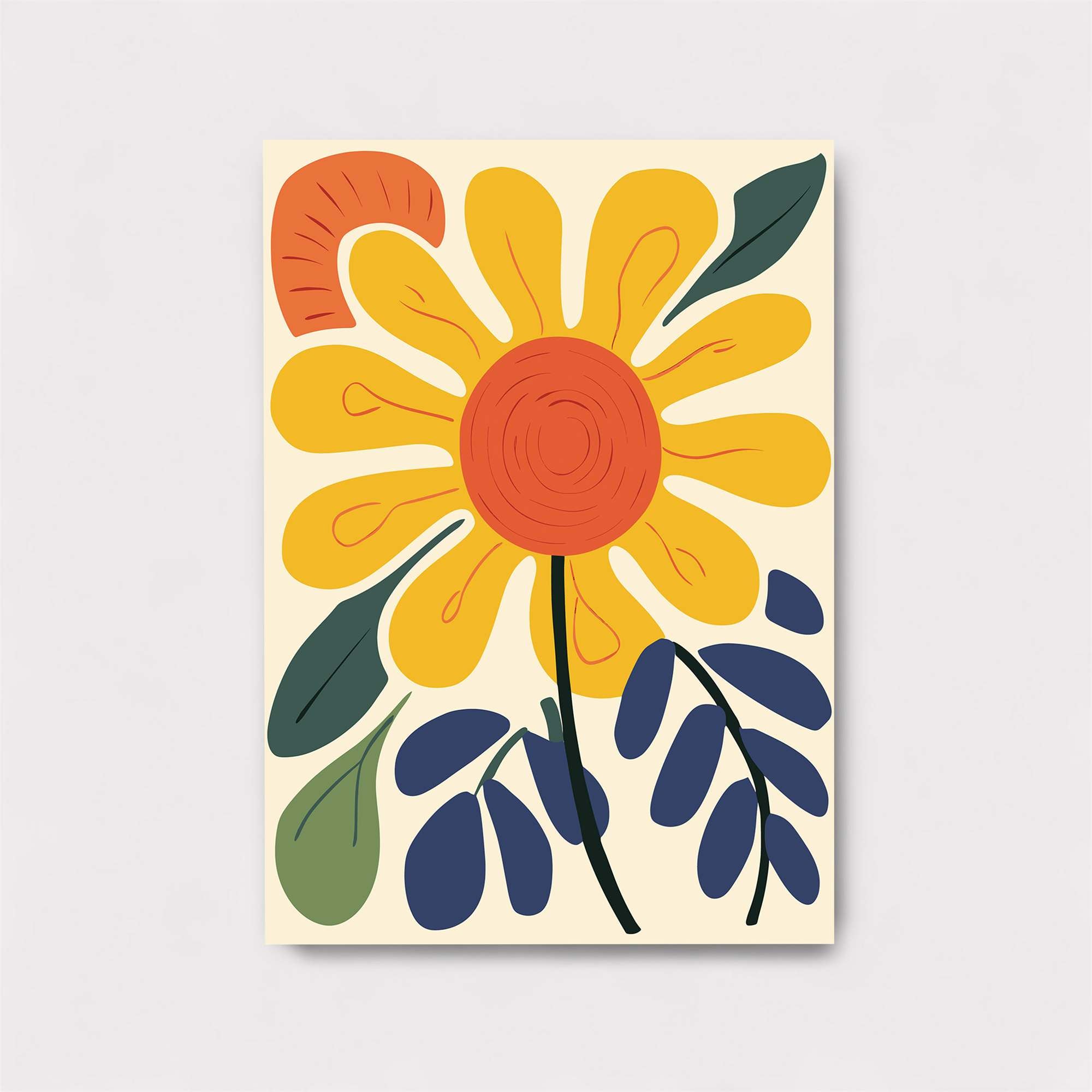 Sunflower Serenity Safe Wall Magnetic / M