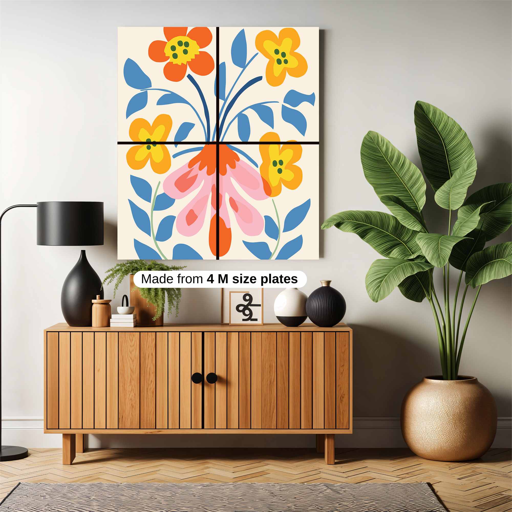 Floral Bliss Safe Wall Magnetic / M
