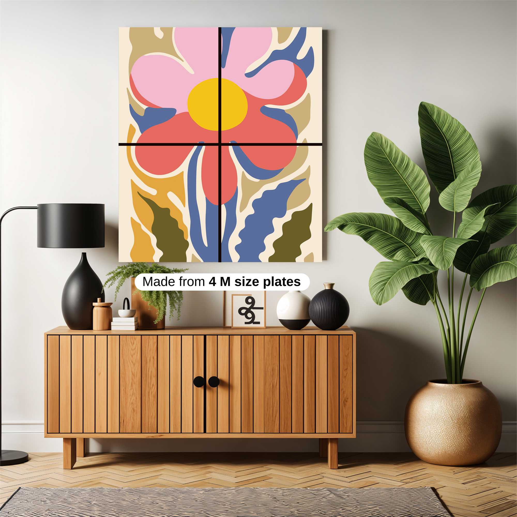 Floral Bliss Safe Wall Magnetic / M