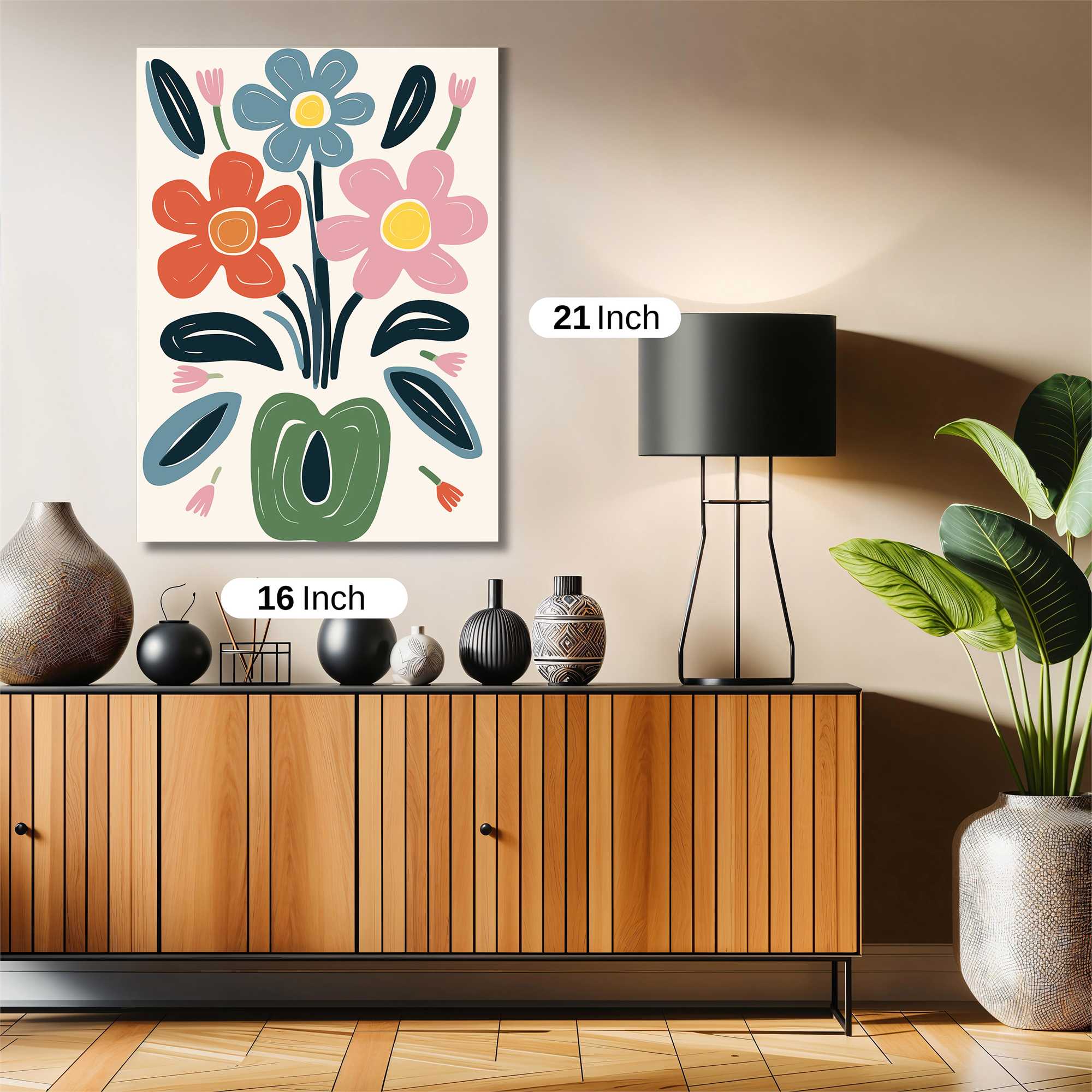 Floral Bliss Safe Wall Magnetic / M