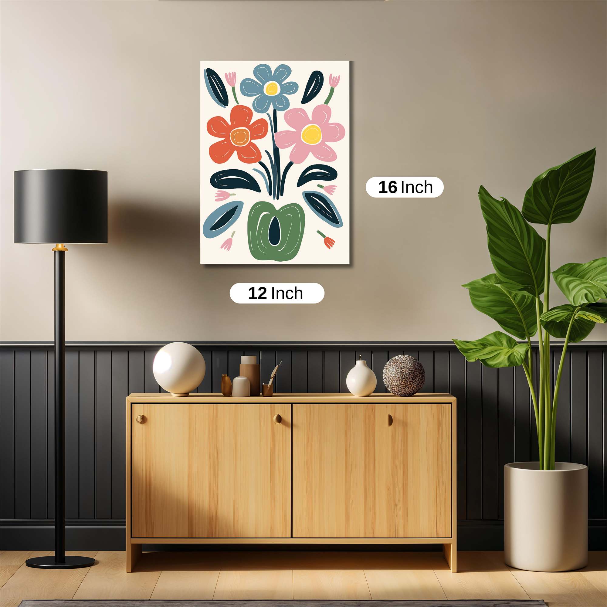 Floral Bliss Safe Wall Magnetic / M
