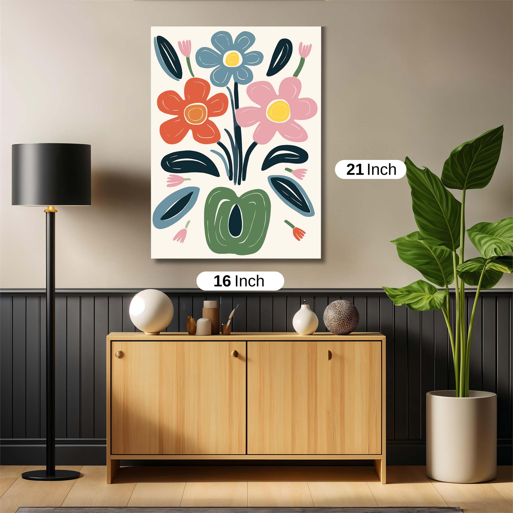 Floral Bliss Safe Wall Magnetic / M