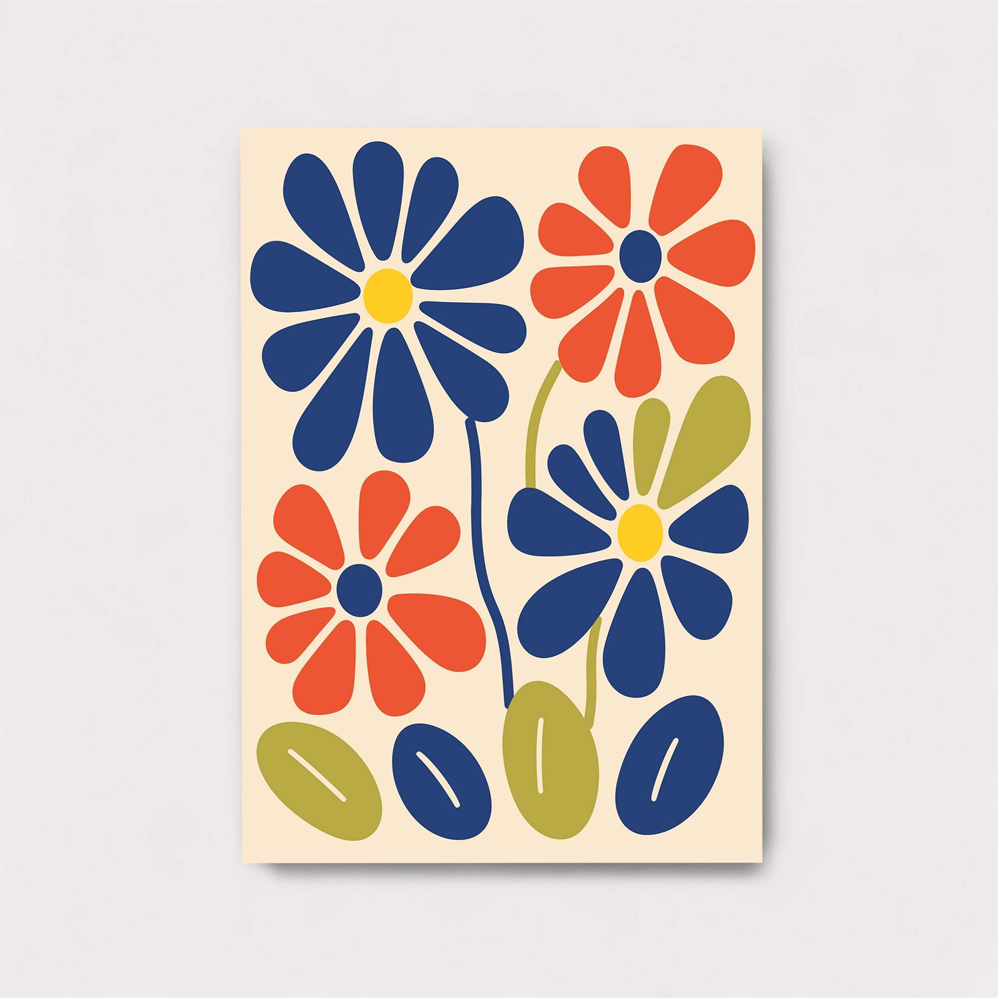 Floral Whimsy Safe Wall Magnetic / M
