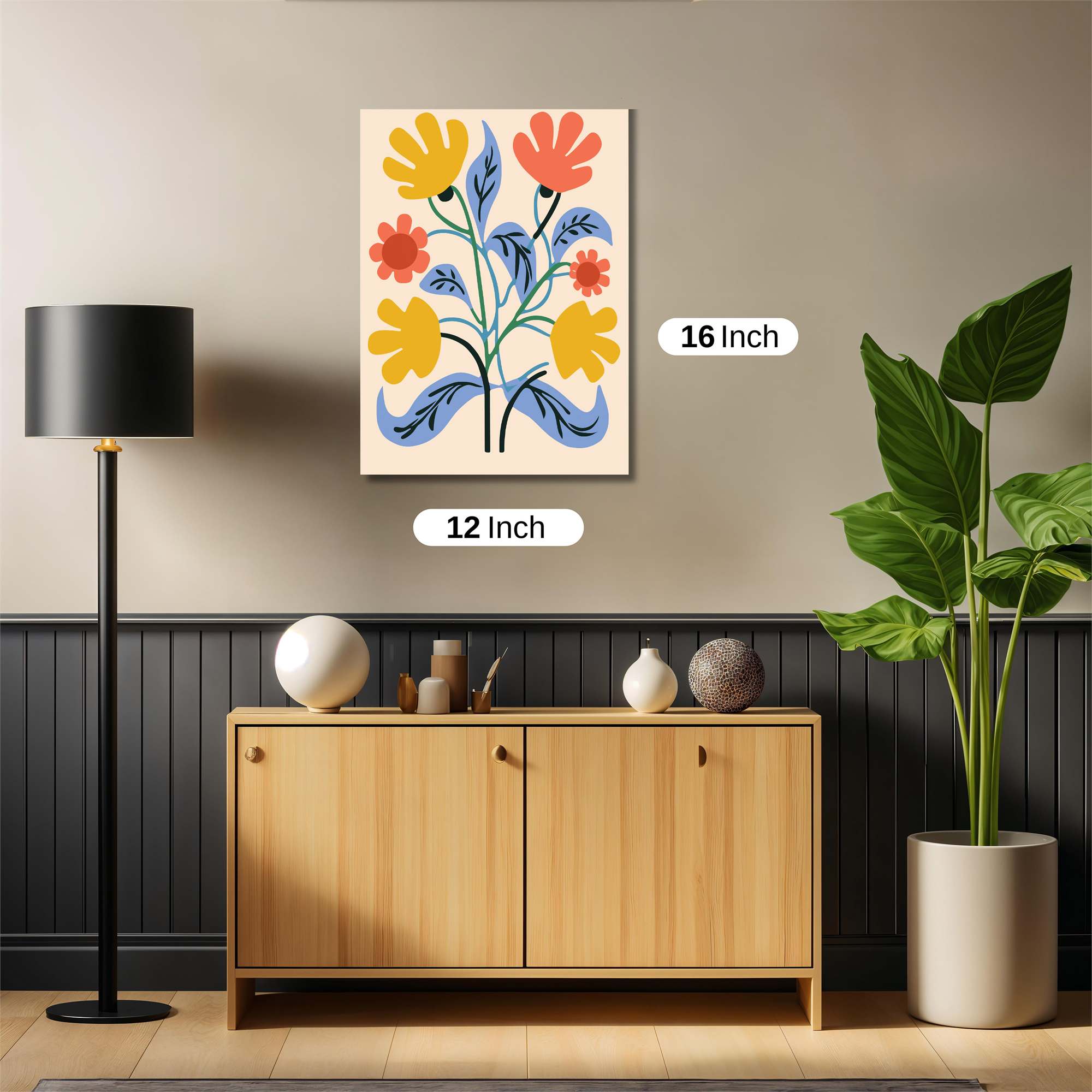 Floral Bliss Safe Wall Magnetic / M