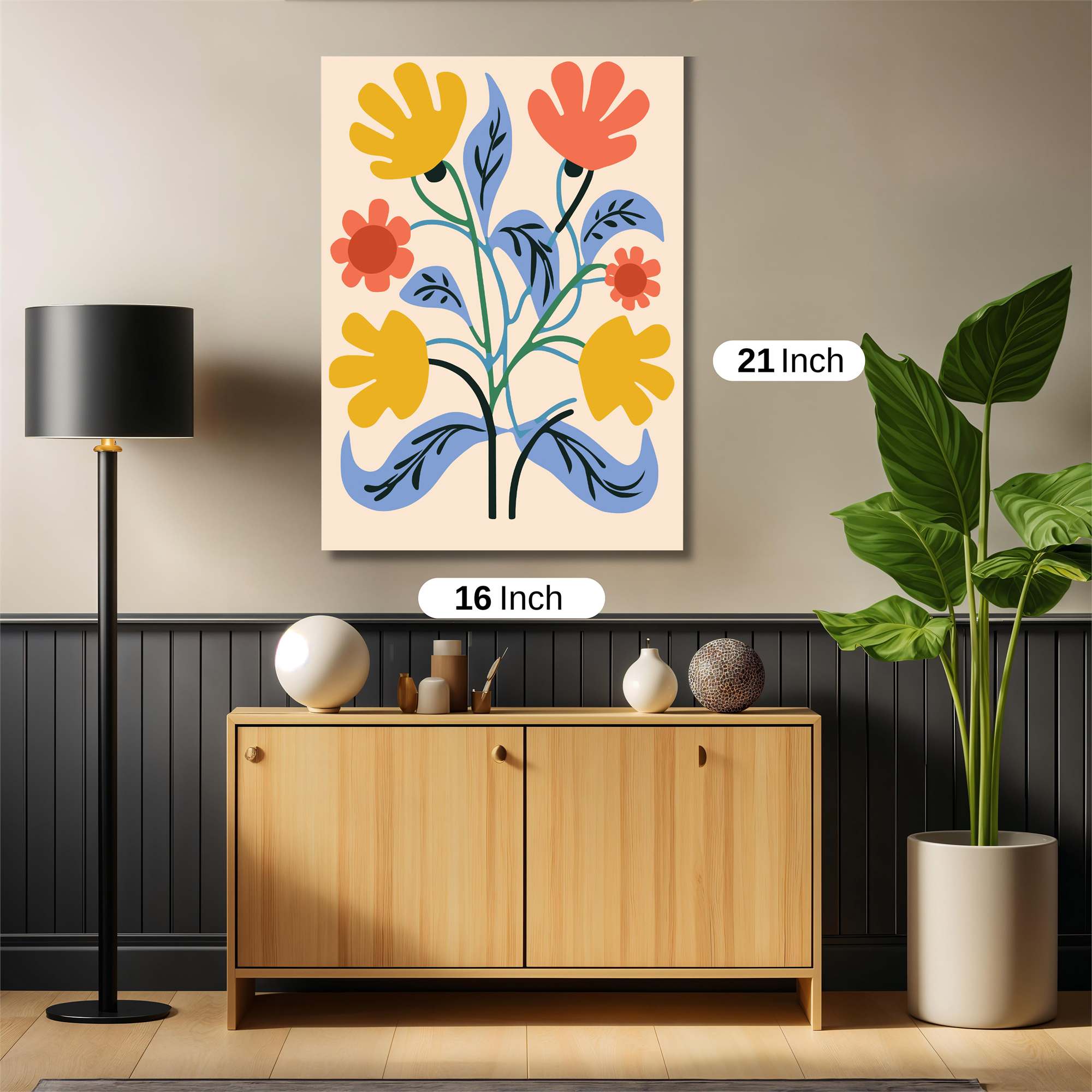 Floral Bliss Safe Wall Magnetic / M