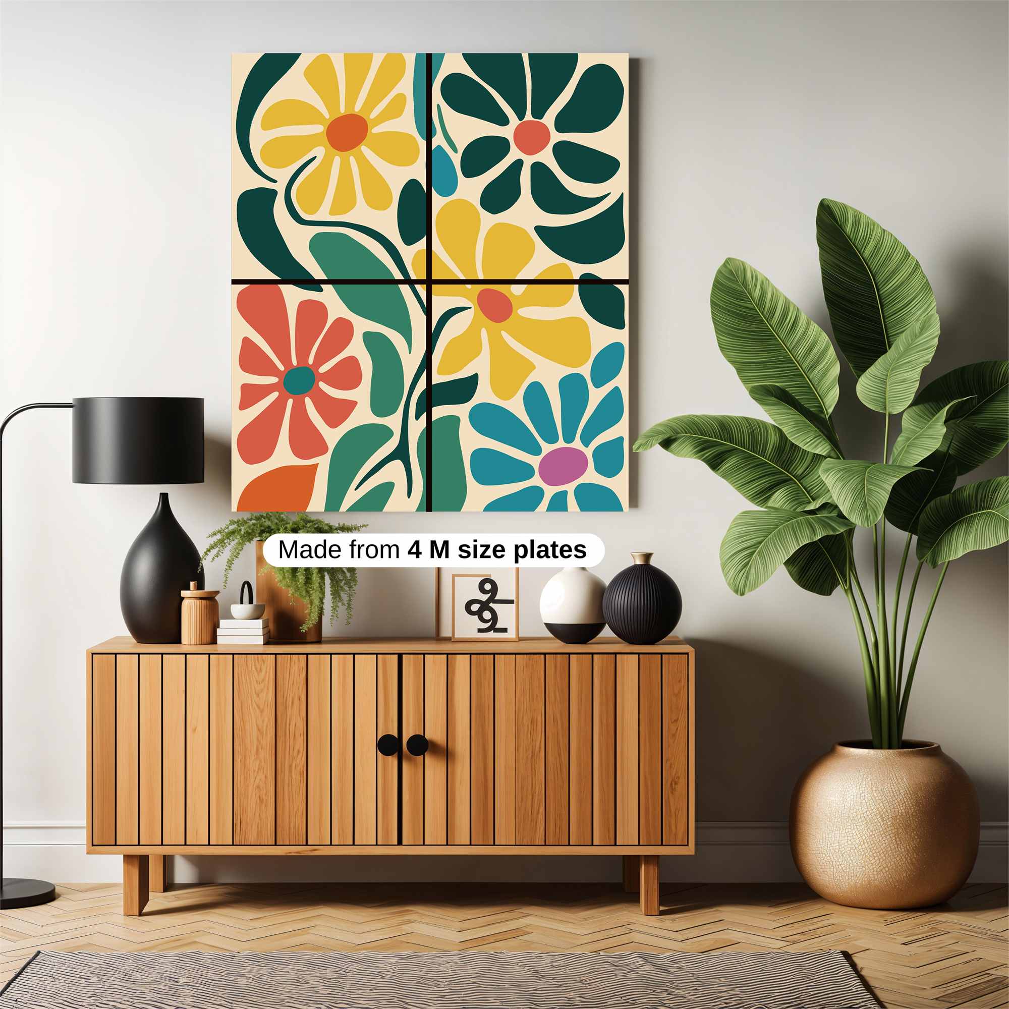 Floral Fiesta Safe Wall Magnetic / M