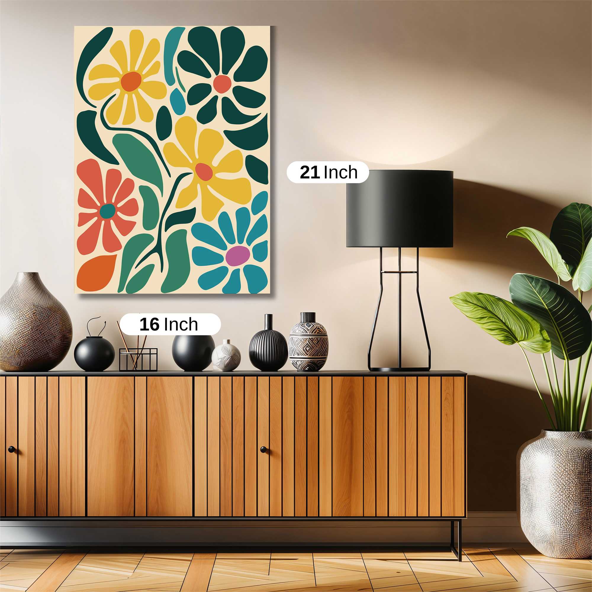 Floral Fiesta Safe Wall Magnetic / M