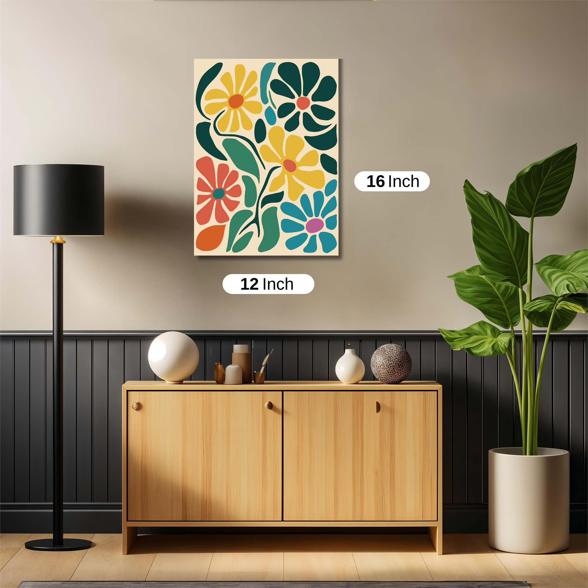 Floral Fiesta Safe Wall Magnetic / M