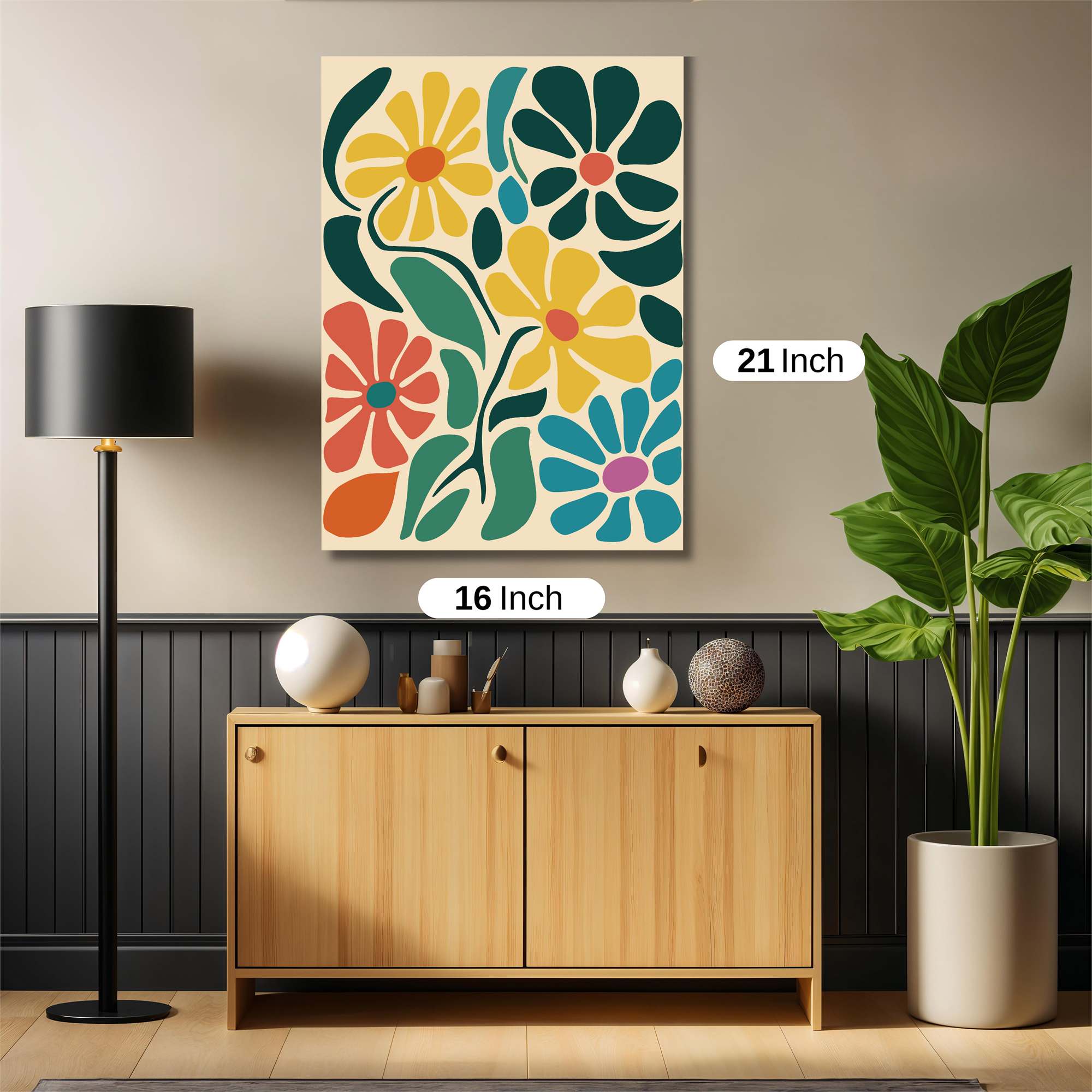 Floral Fiesta Safe Wall Magnetic / M