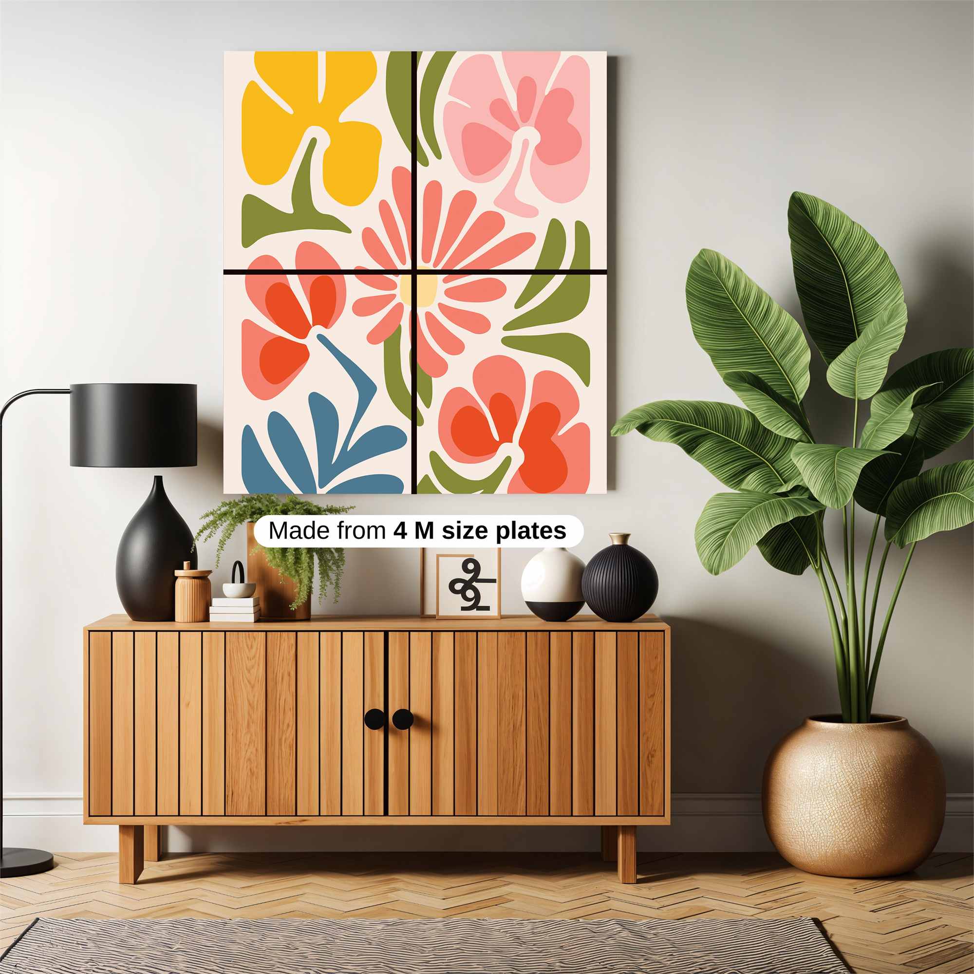 Floral Bliss Safe Wall Magnetic / M