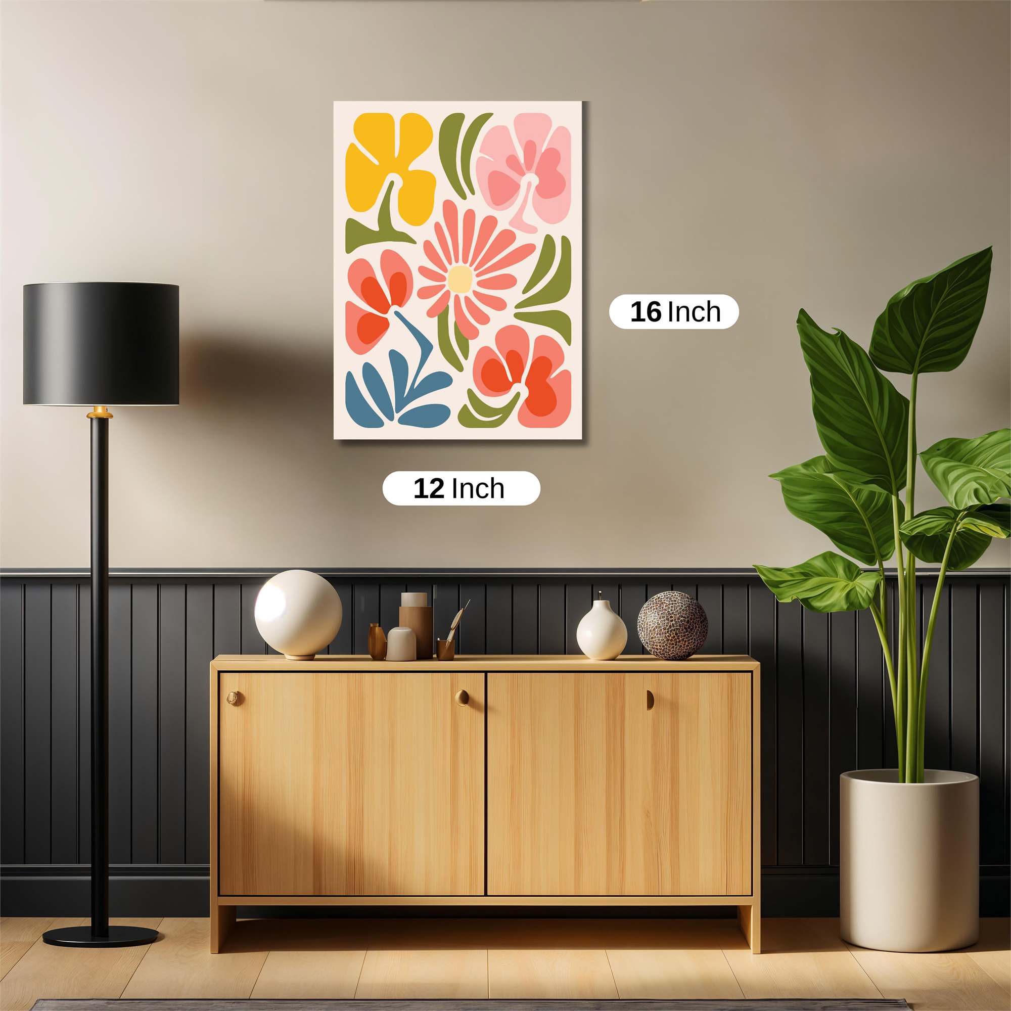 Floral Bliss Safe Wall Magnetic / M