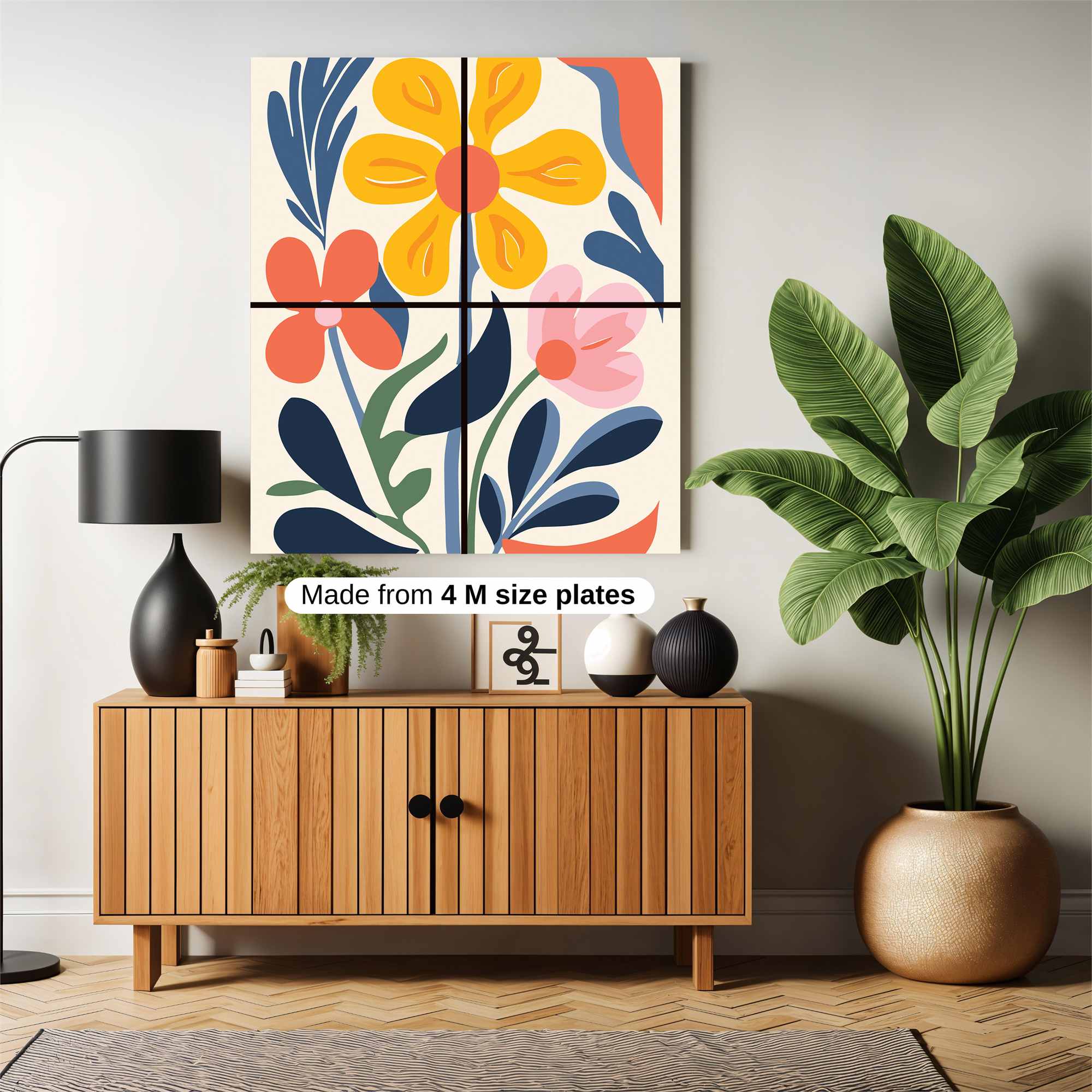 Sunflower Serenity Safe Wall Magnetic / M
