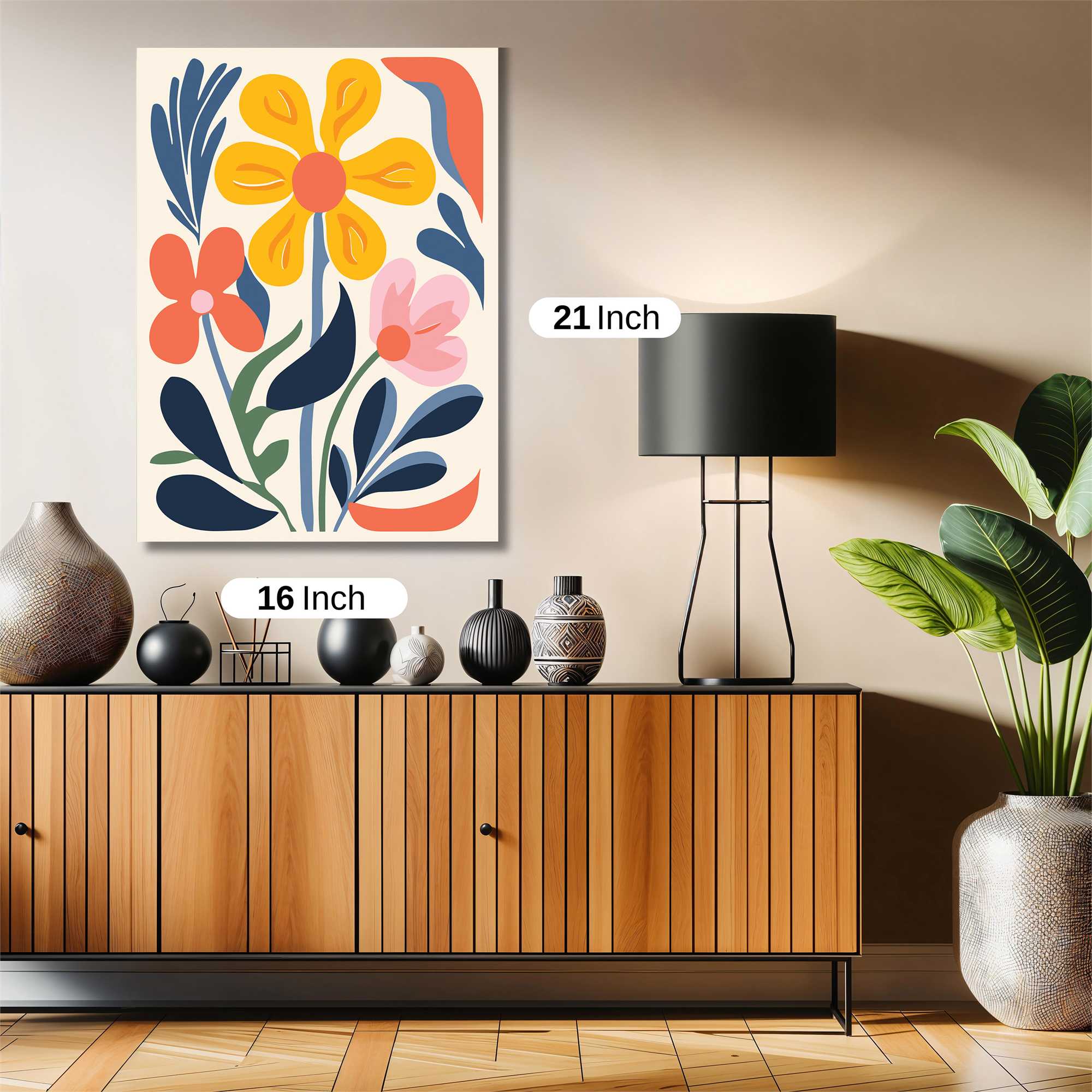 Sunflower Serenity Safe Wall Magnetic / M