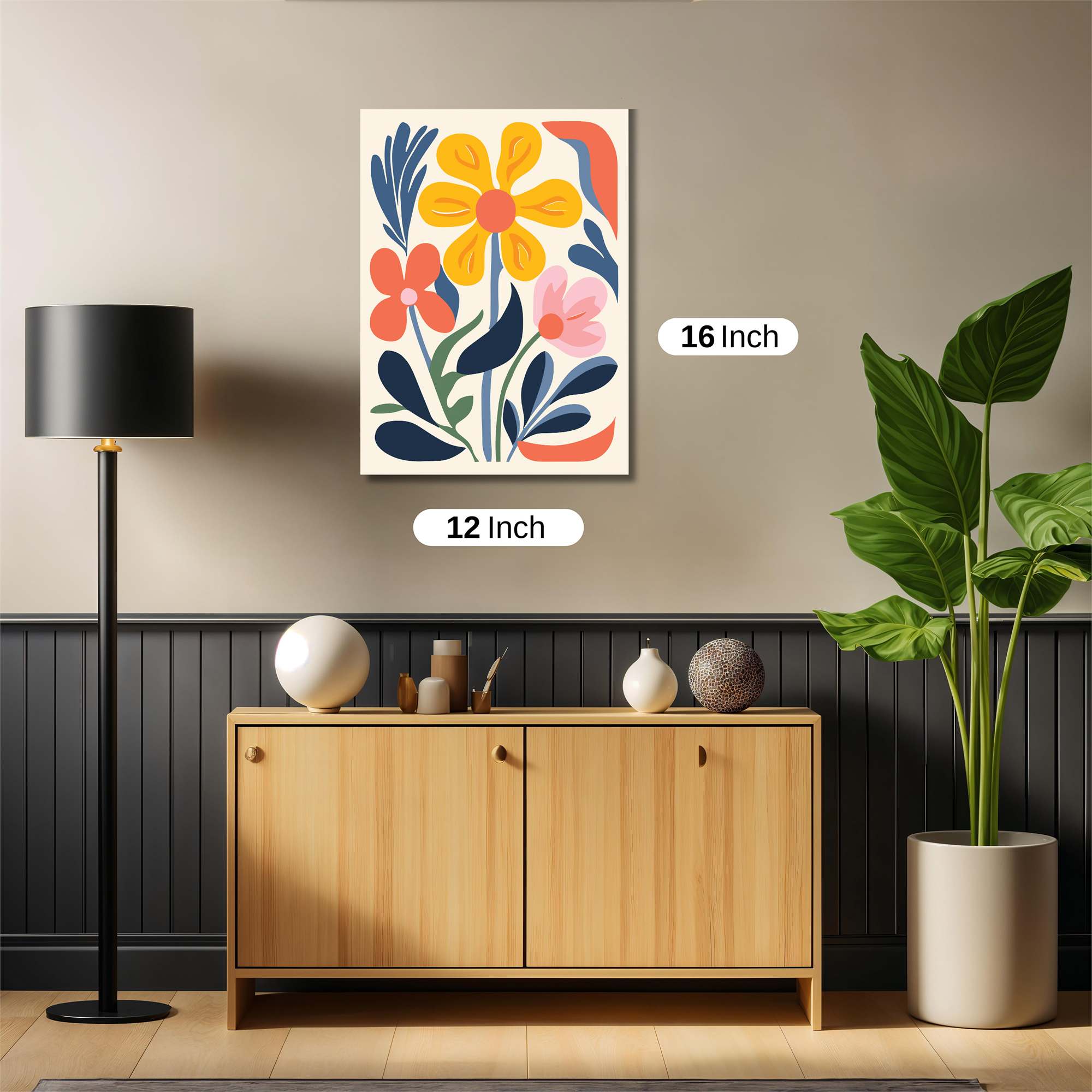 Sunflower Serenity Safe Wall Magnetic / M