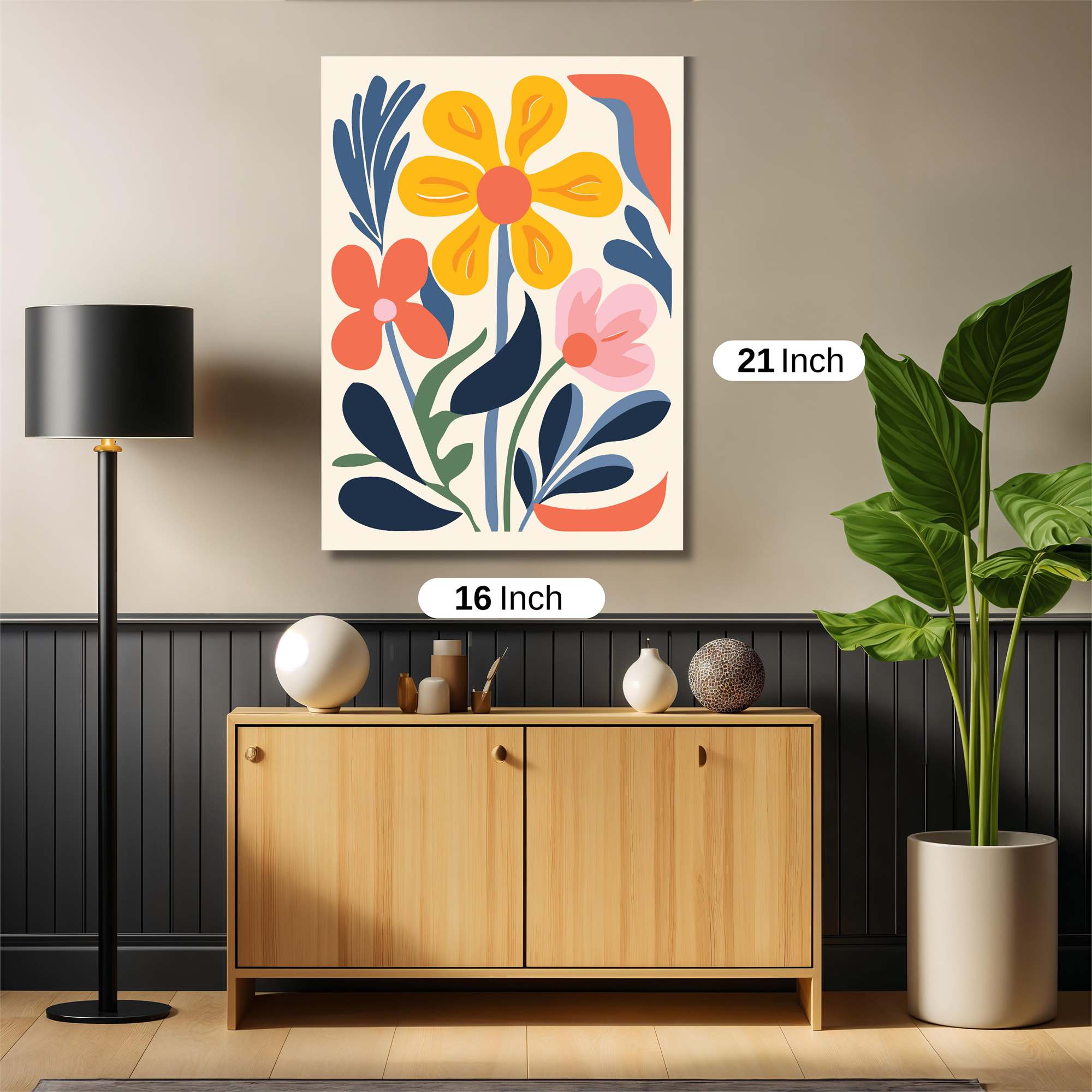 Sunflower Serenity Safe Wall Magnetic / M