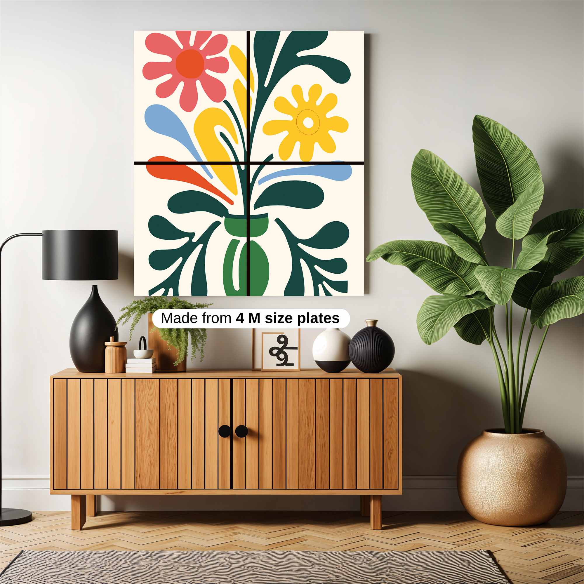 Vibrant Bloom Safe Wall Magnetic / M