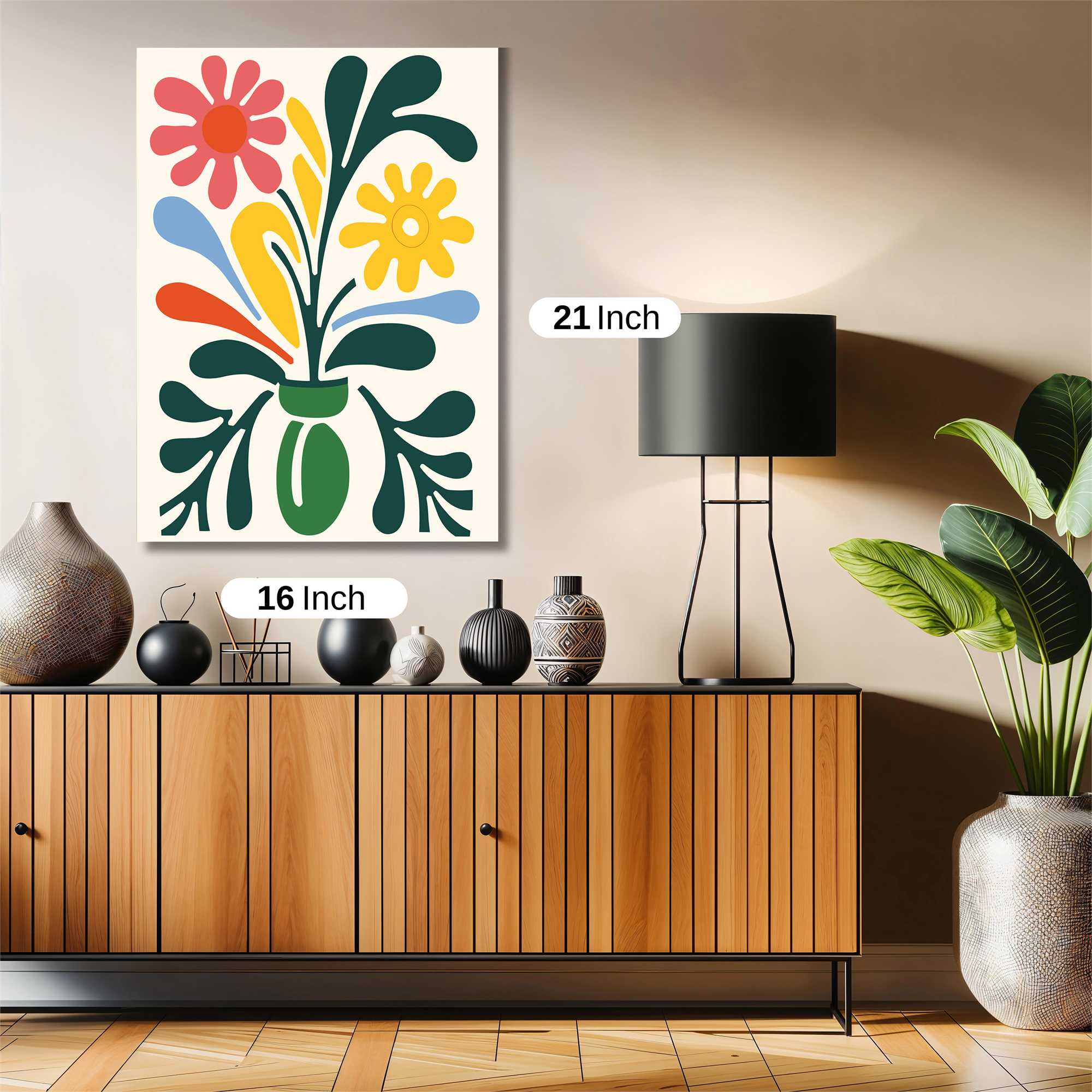 Vibrant Bloom Safe Wall Magnetic / M