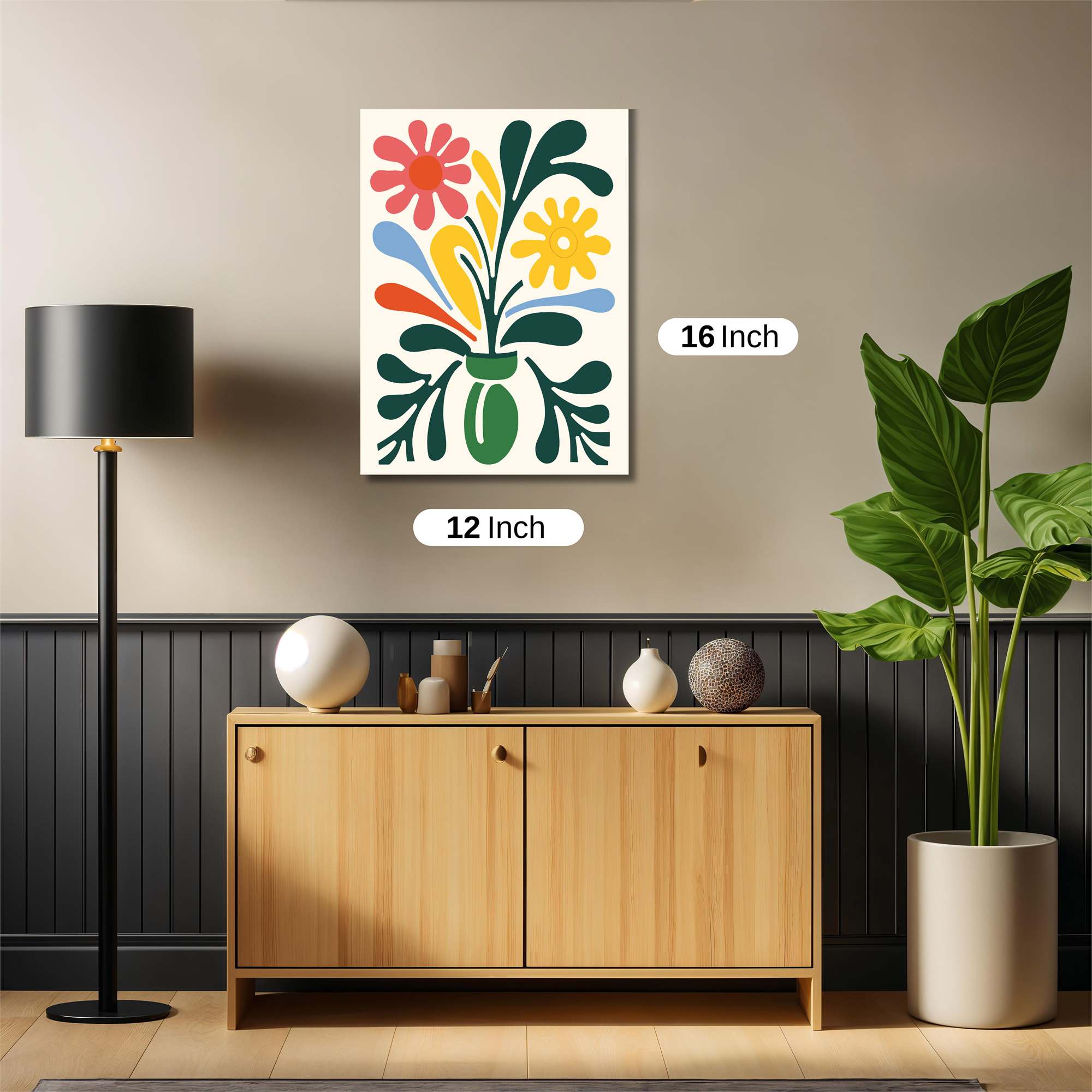 Vibrant Bloom Safe Wall Magnetic / M