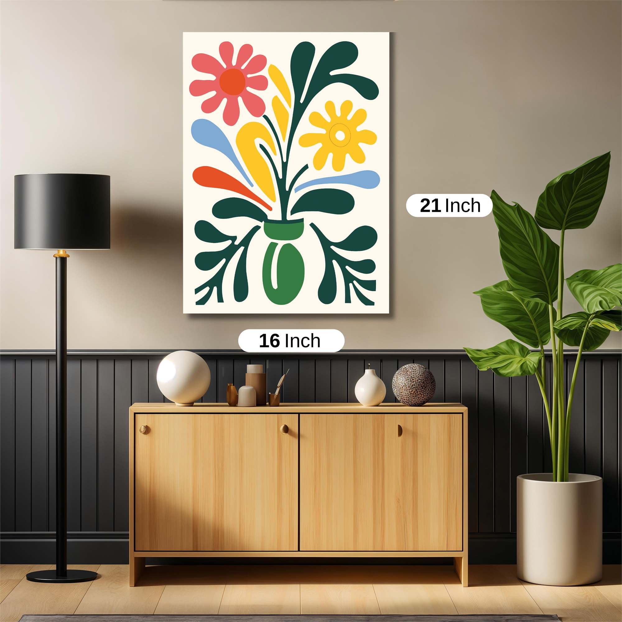 Vibrant Bloom Safe Wall Magnetic / M