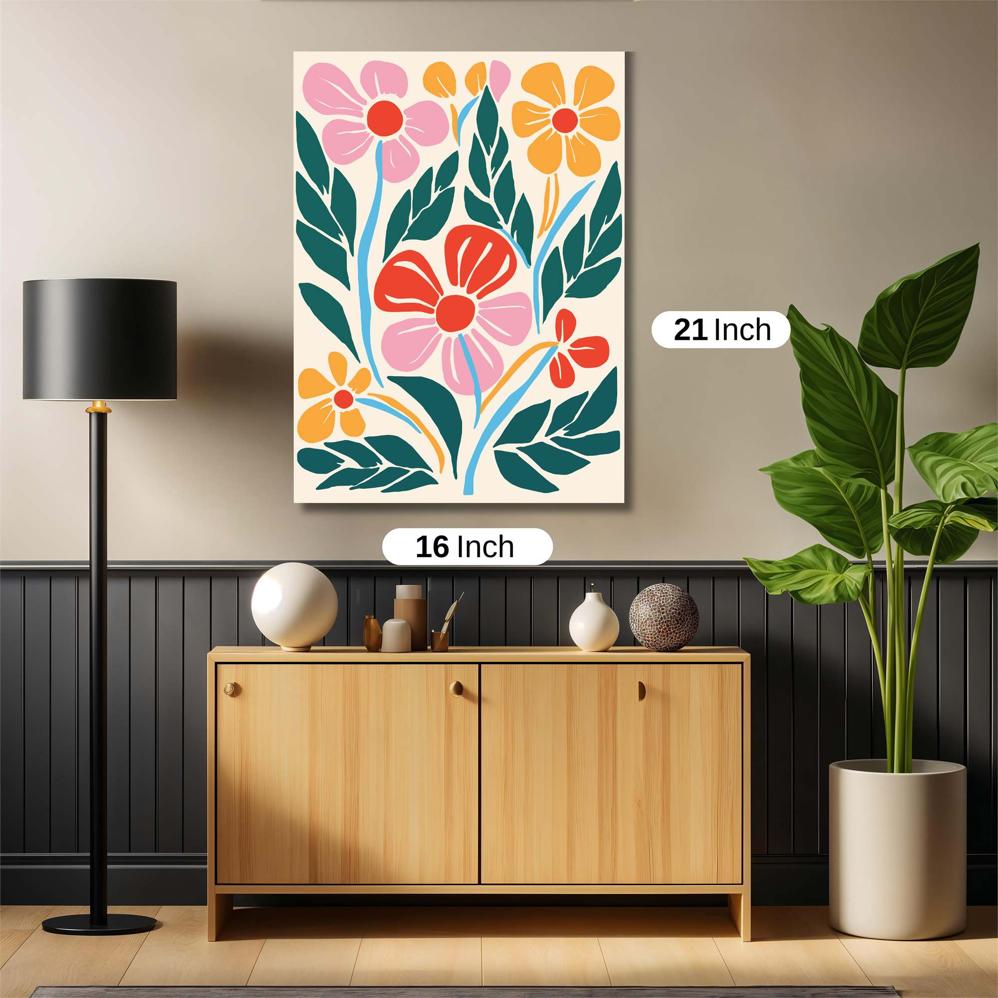Floral Bliss Safe Wall Magnetic / M