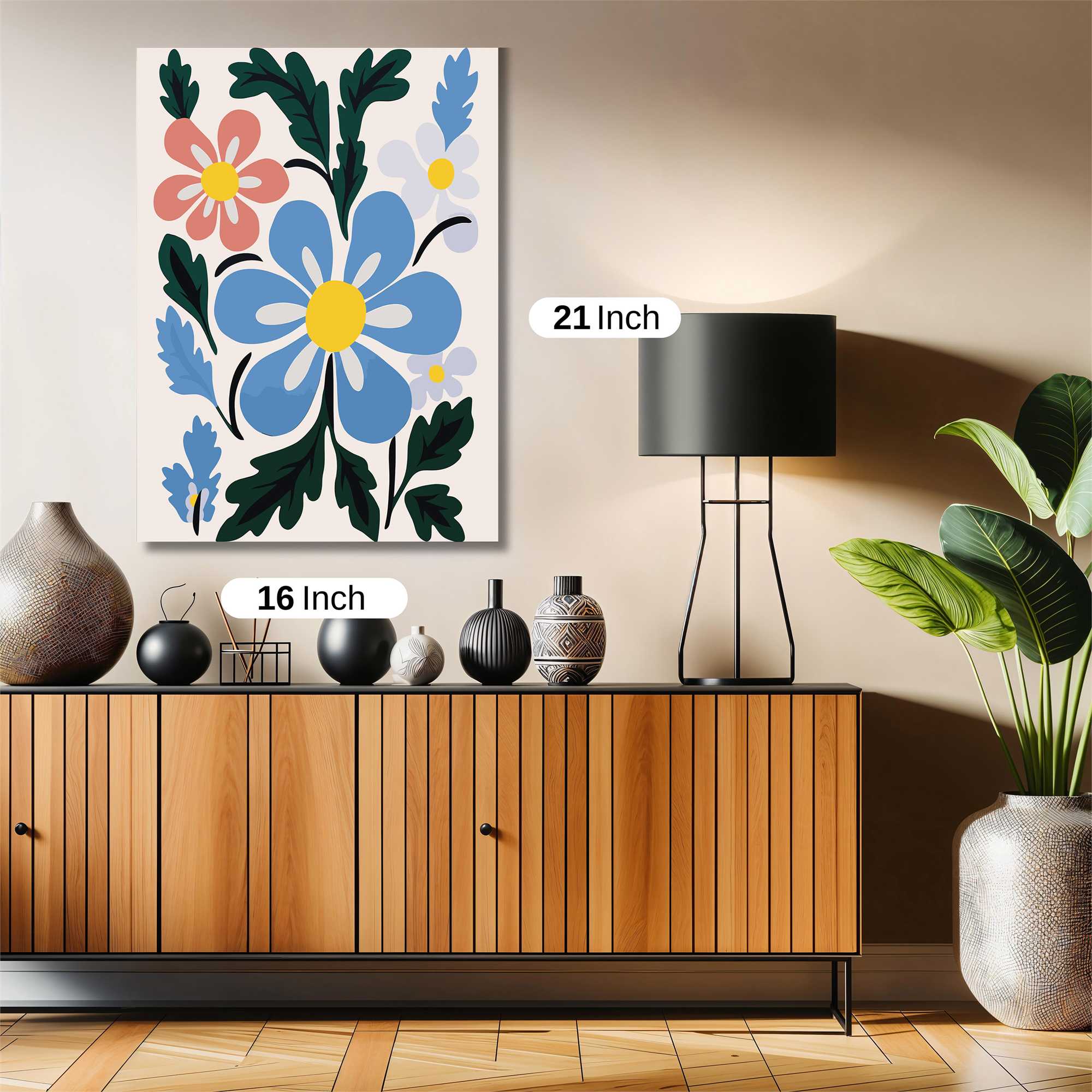Floral Bliss Safe Wall Magnetic / M