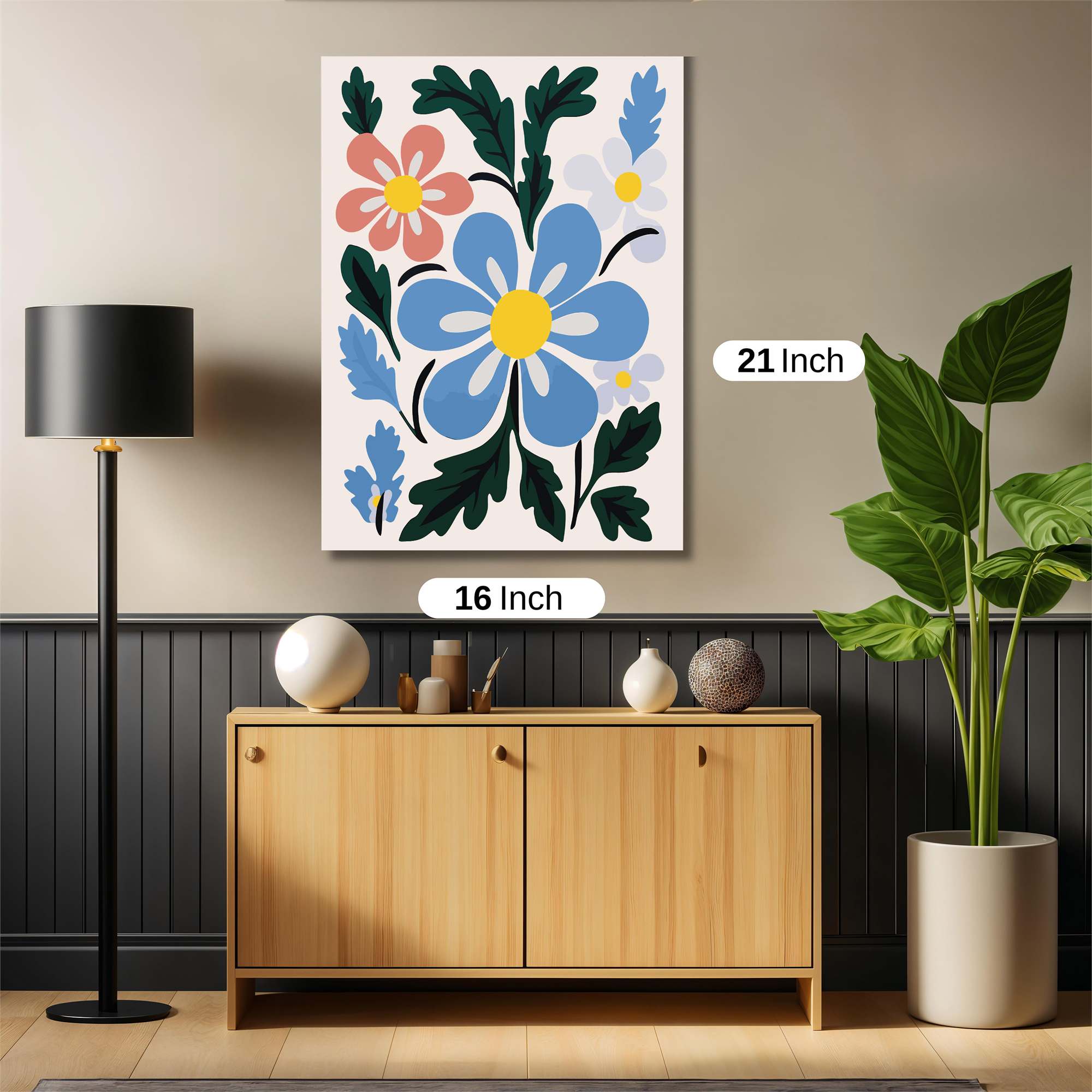 Floral Bliss Safe Wall Magnetic / M