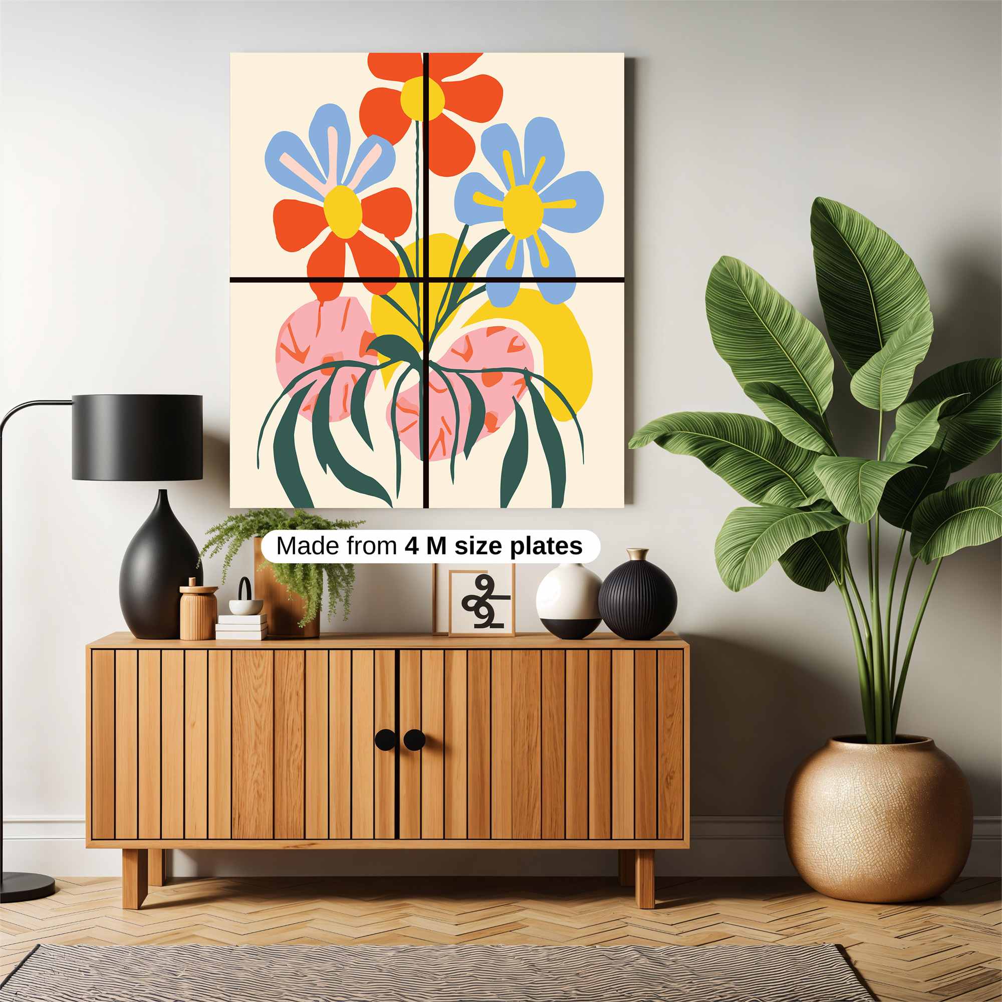 Floral Bliss Safe Wall Magnetic / M