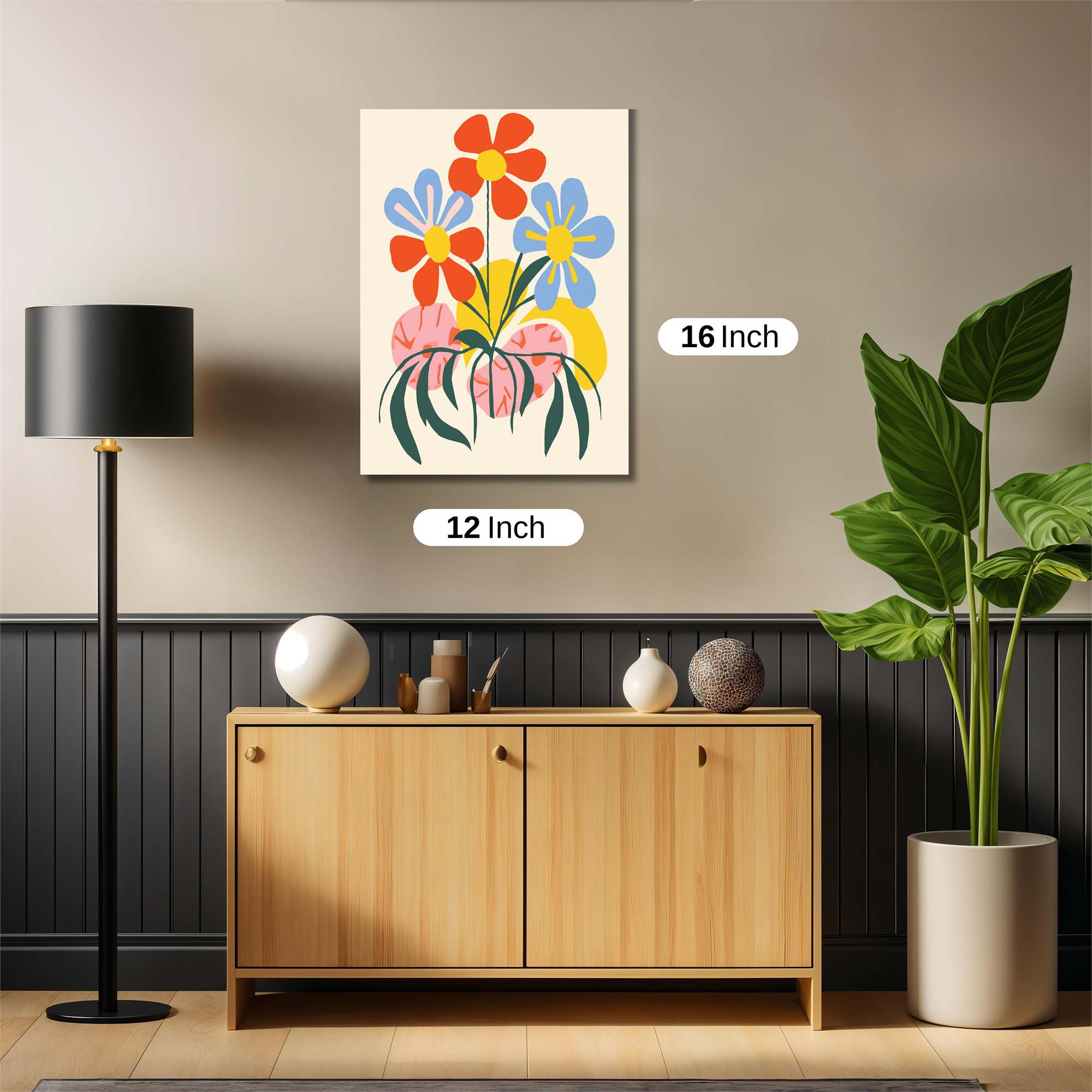 Floral Bliss Safe Wall Magnetic / M