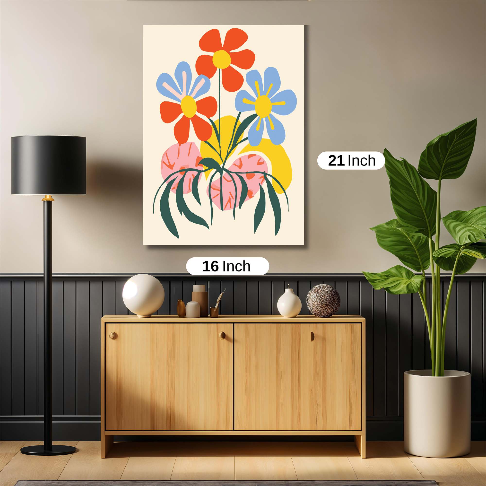 Floral Bliss Safe Wall Magnetic / M