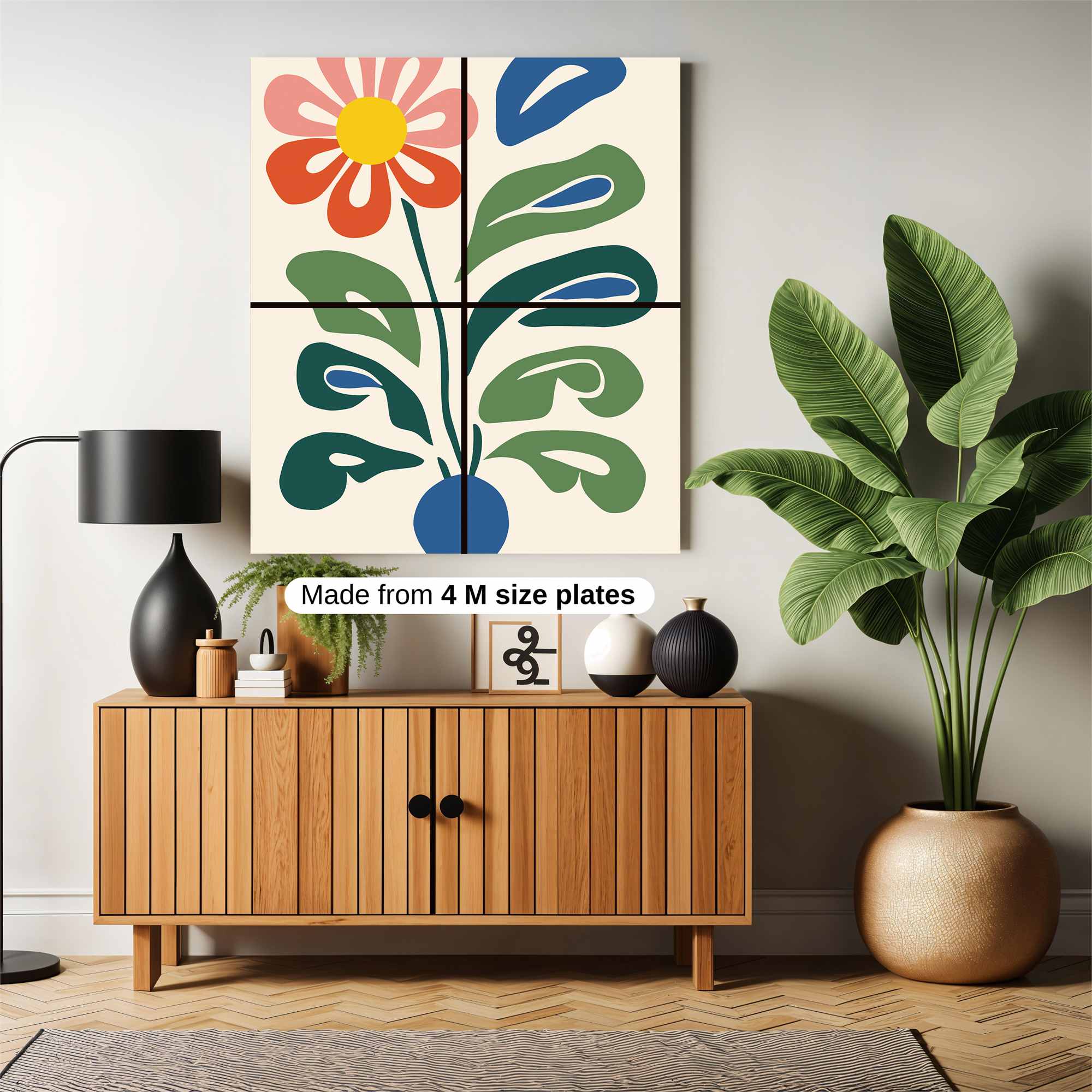 Flower Bliss Safe Wall Magnetic / M