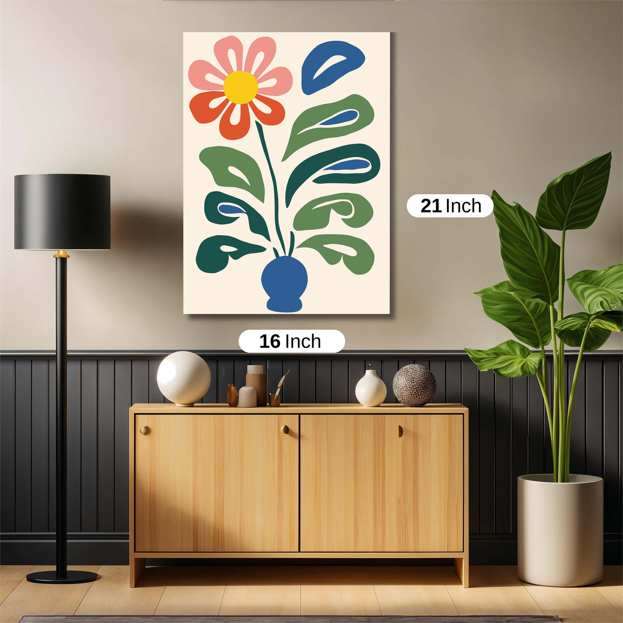 Flower Bliss Safe Wall Magnetic / M