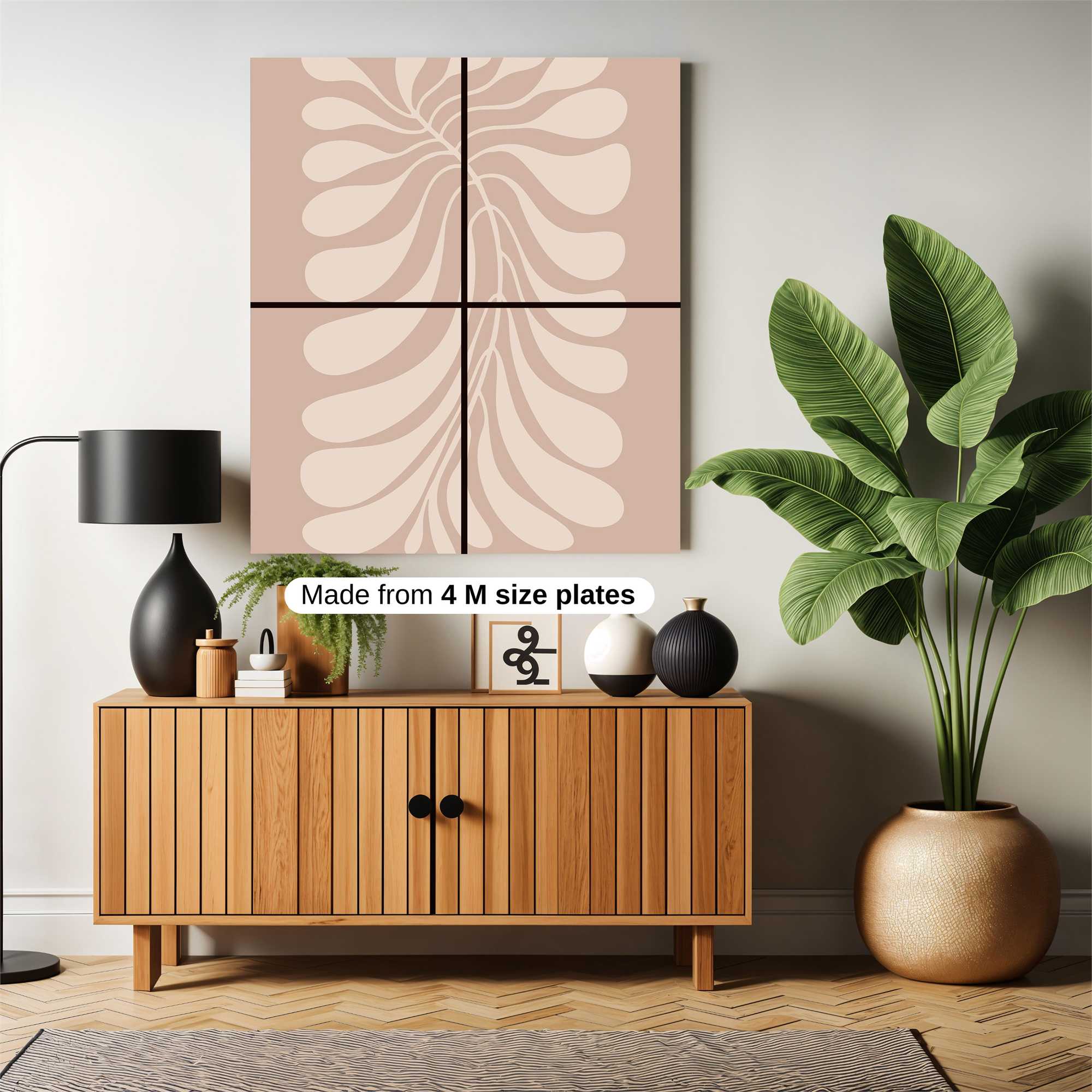 Leafy Serenity Safe Wall Magnetic / M