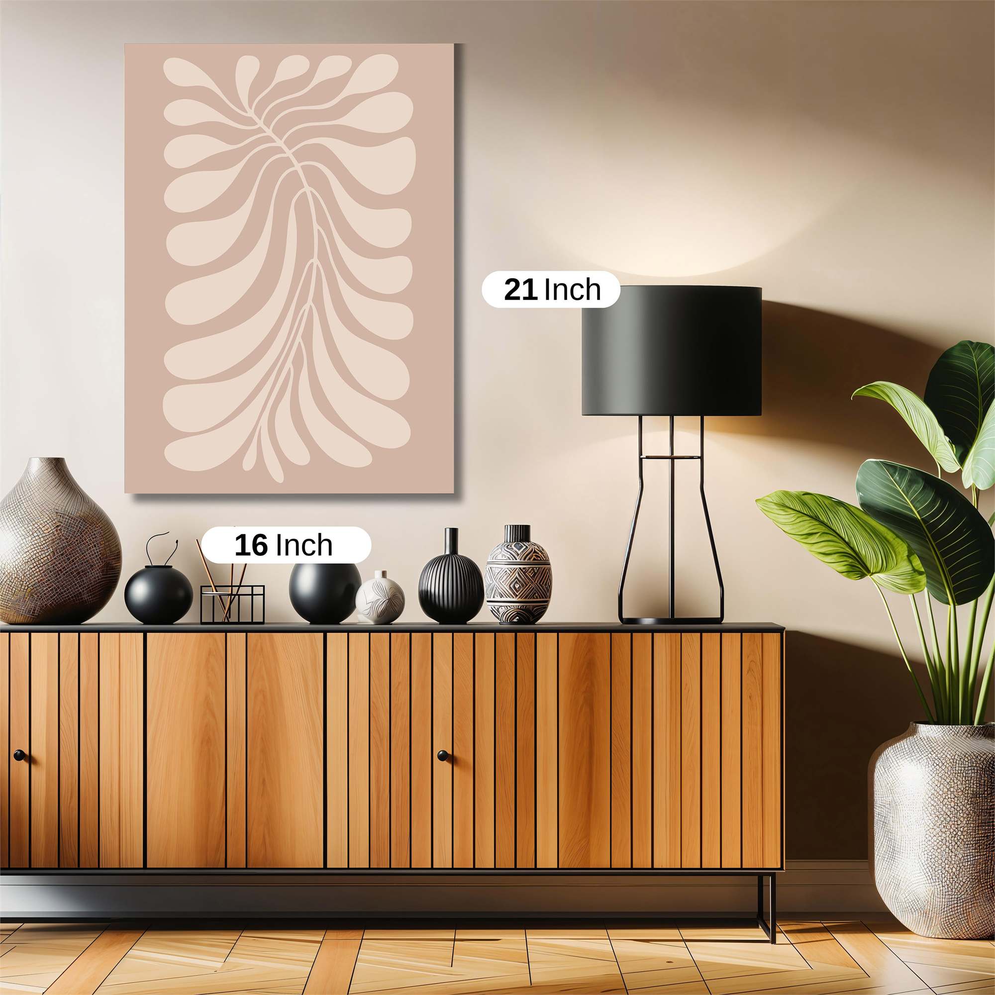 Leafy Serenity Safe Wall Magnetic / M