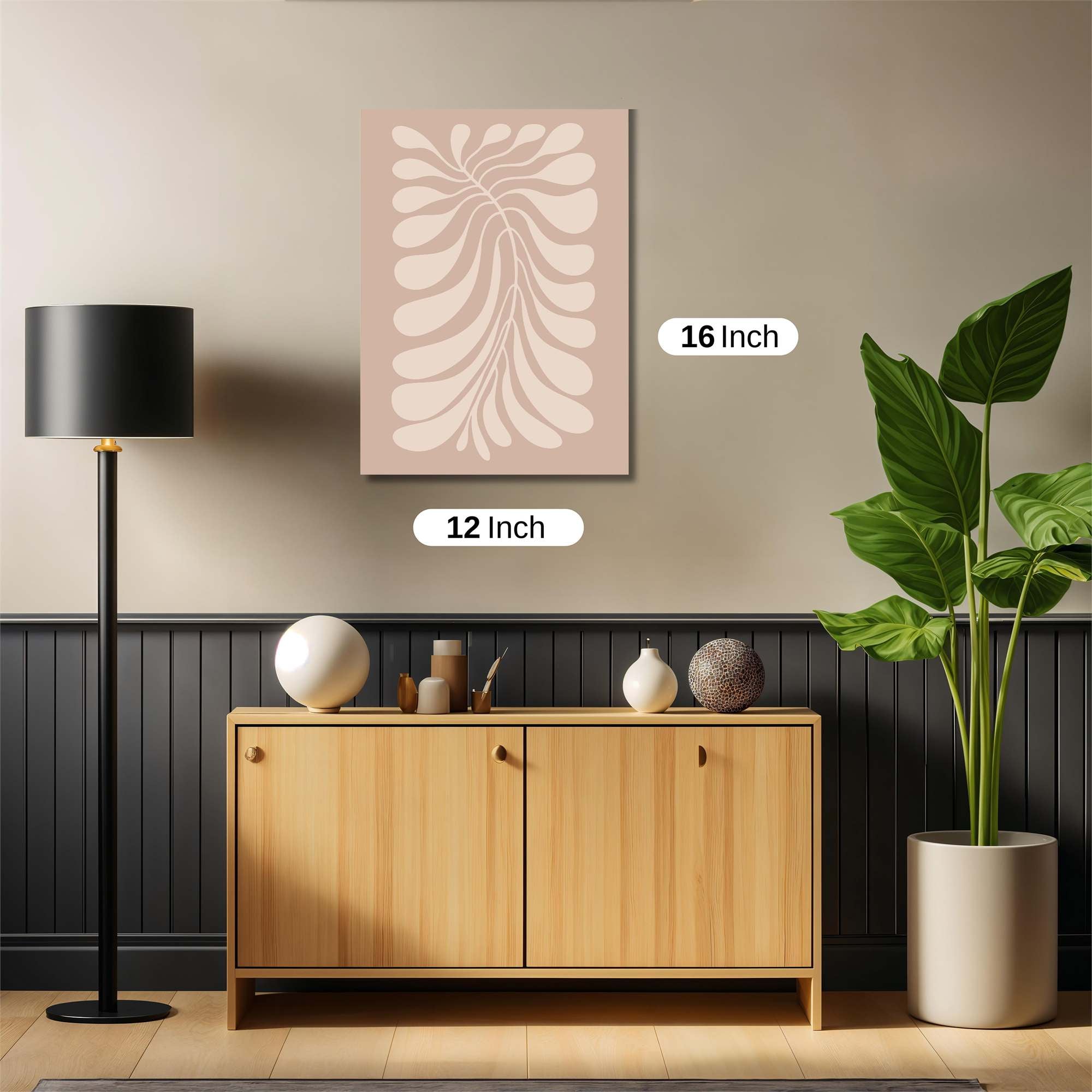 Leafy Serenity Safe Wall Magnetic / M