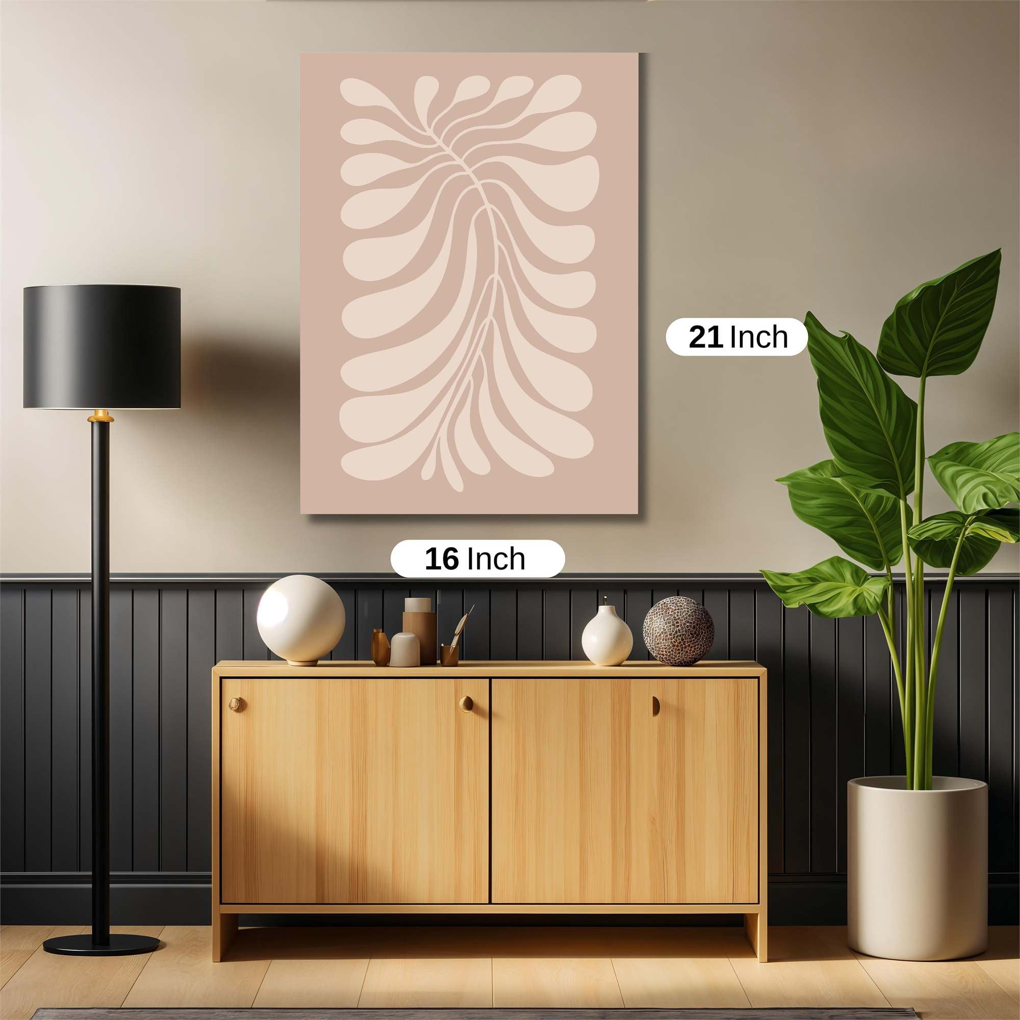 Leafy Serenity Safe Wall Magnetic / M