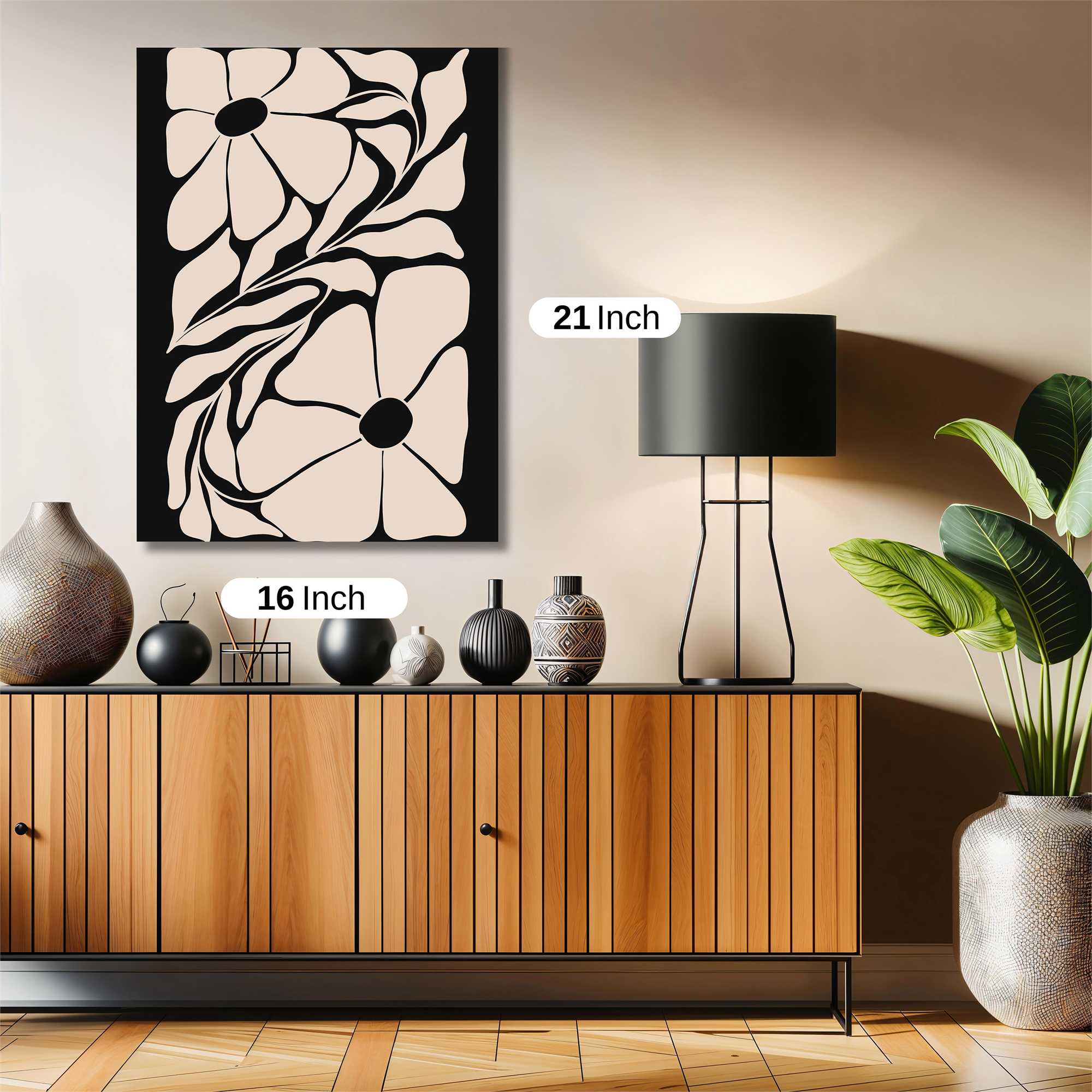 Floral Whimsy Safe Wall Magnetic / M