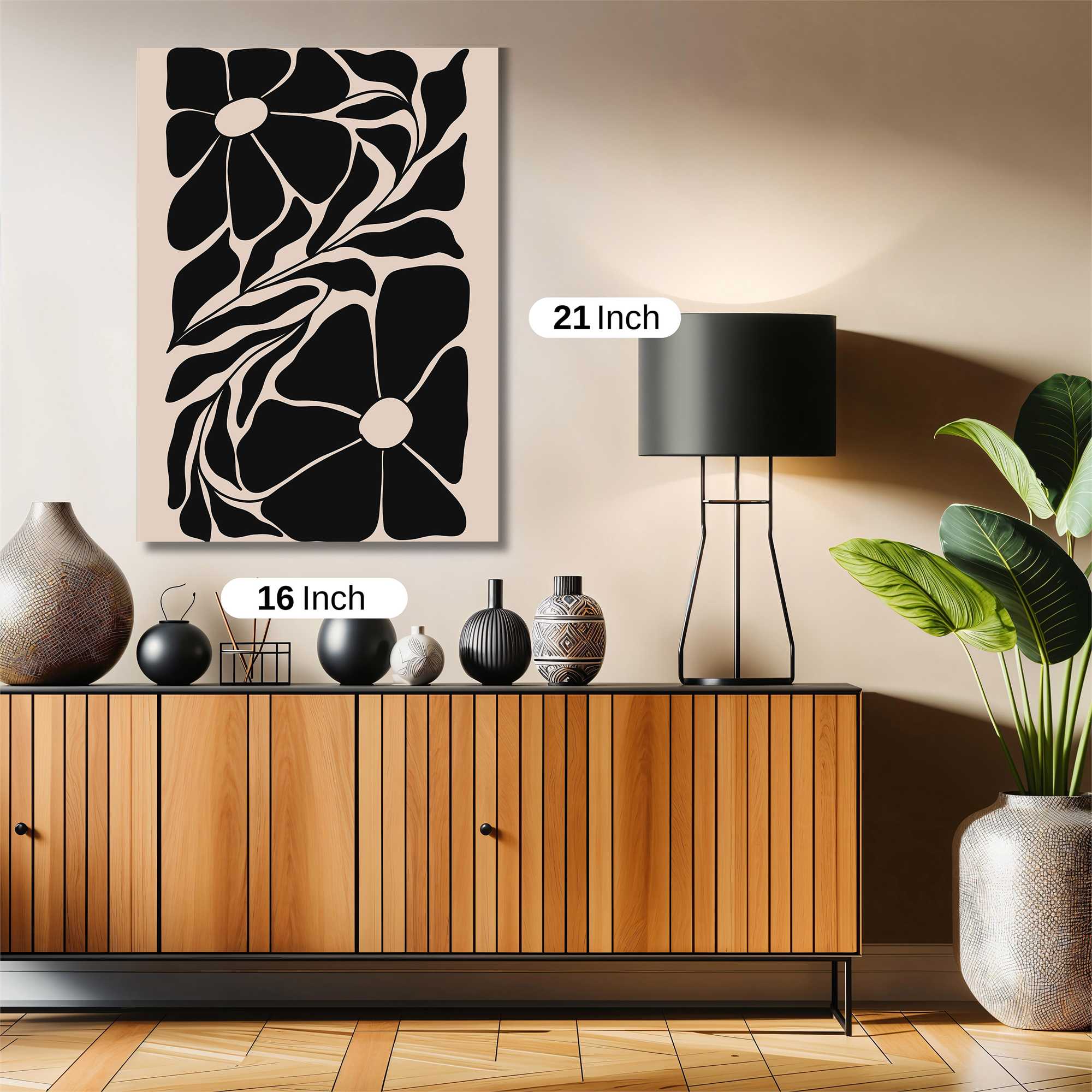 Floral Whimsy Safe Wall Magnetic / M