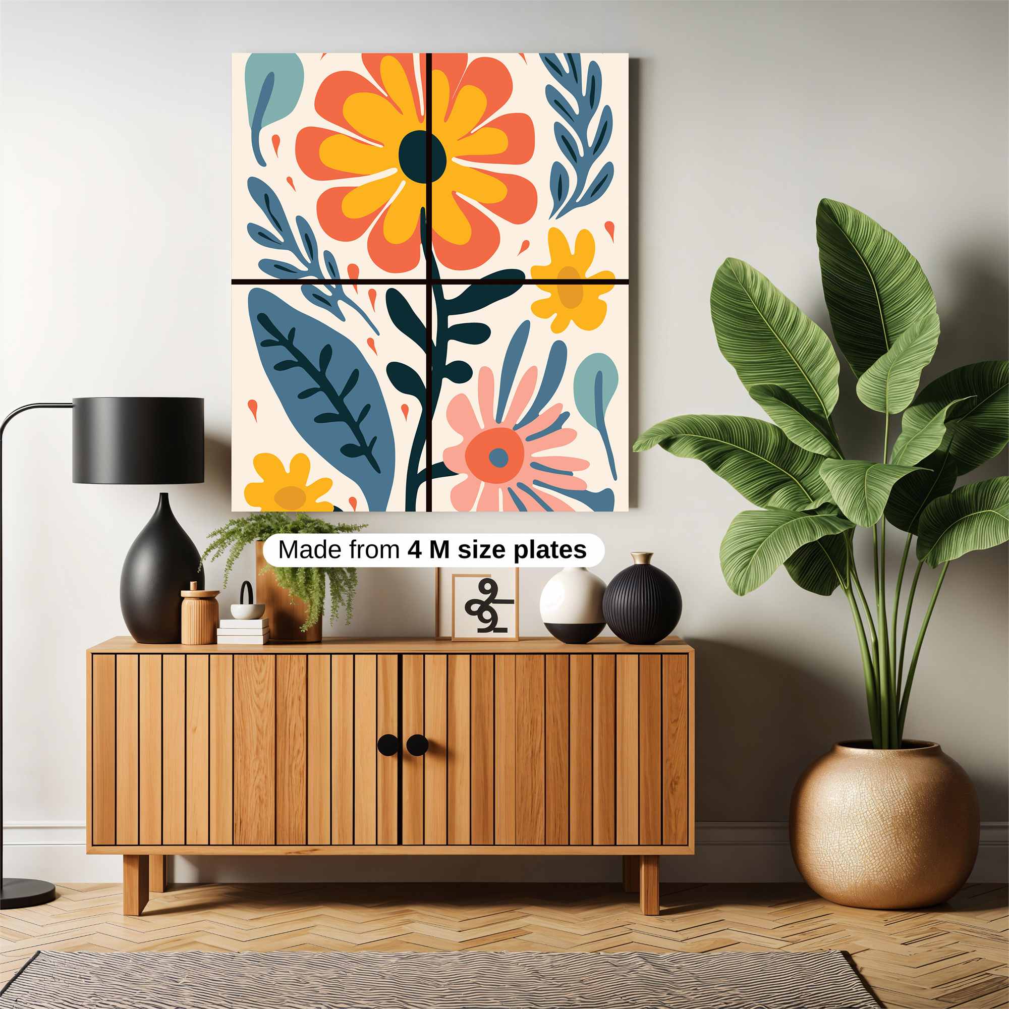 Floral Joy Safe Wall Magnetic / M