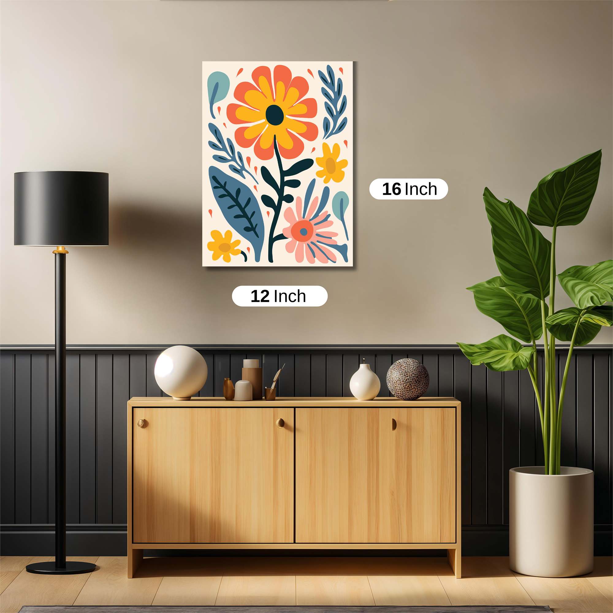 Floral Joy Safe Wall Magnetic / M