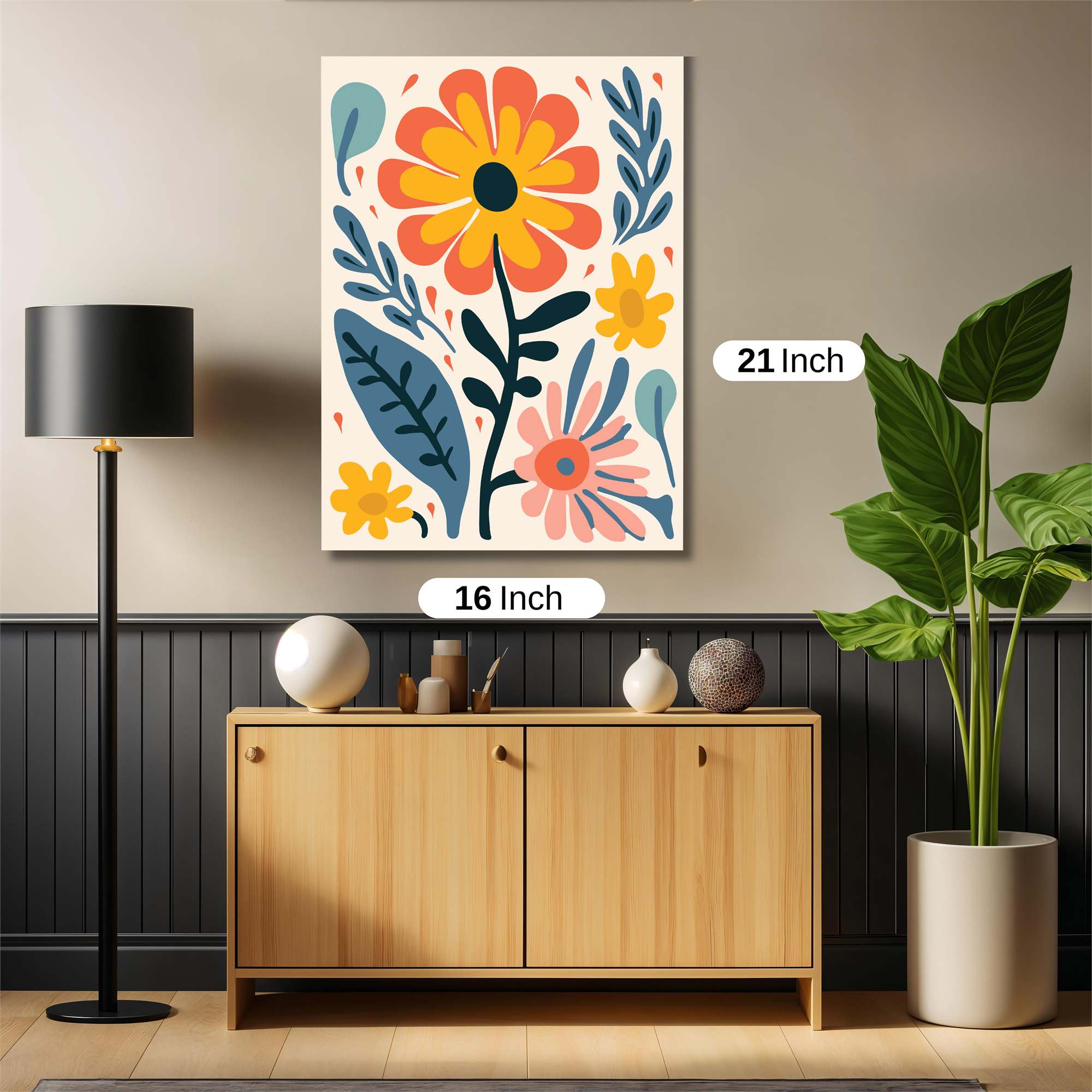 Floral Joy Safe Wall Magnetic / M