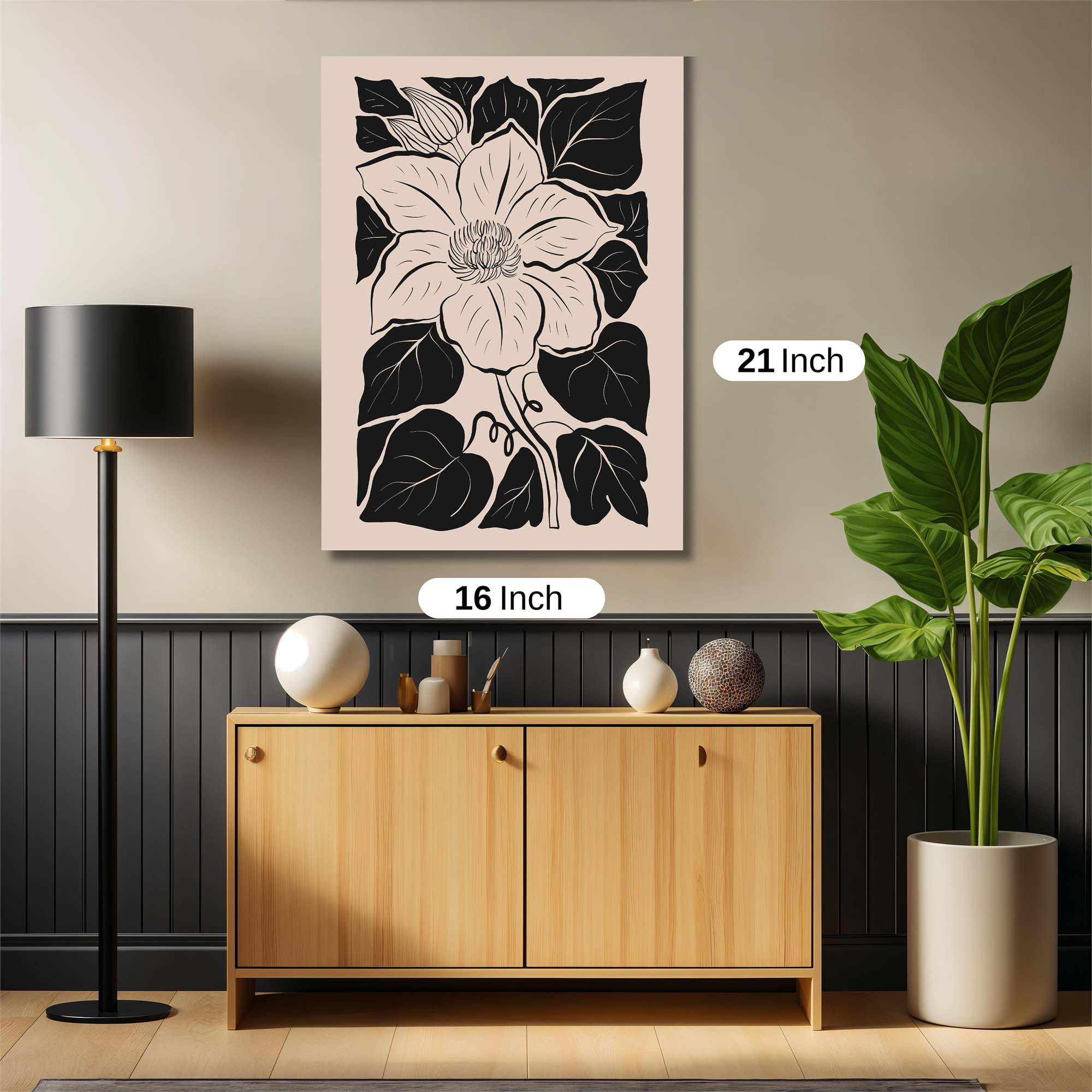 Clematis Calm Safe Wall Magnetic / M