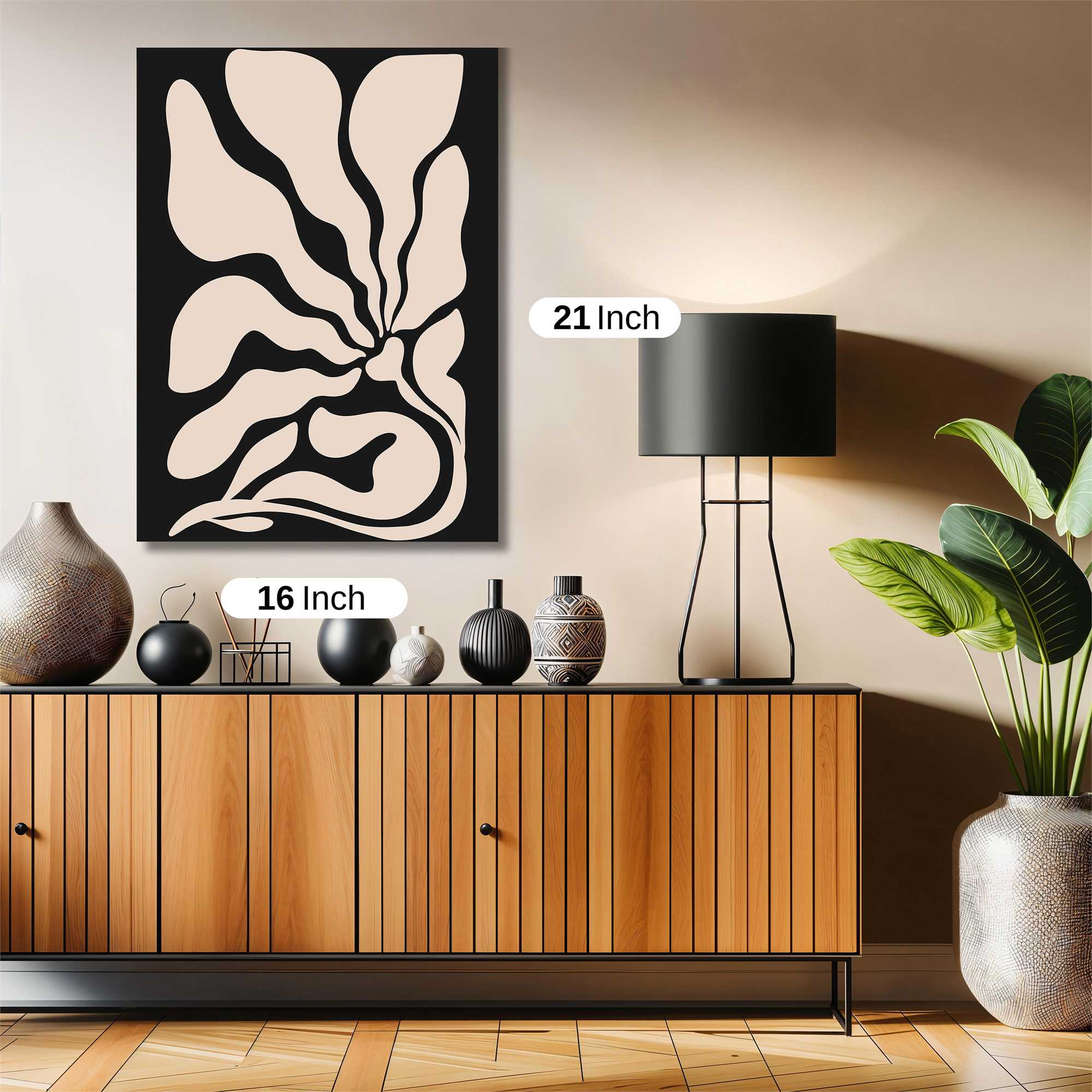 Floral Serenity Safe Wall Magnetic / M