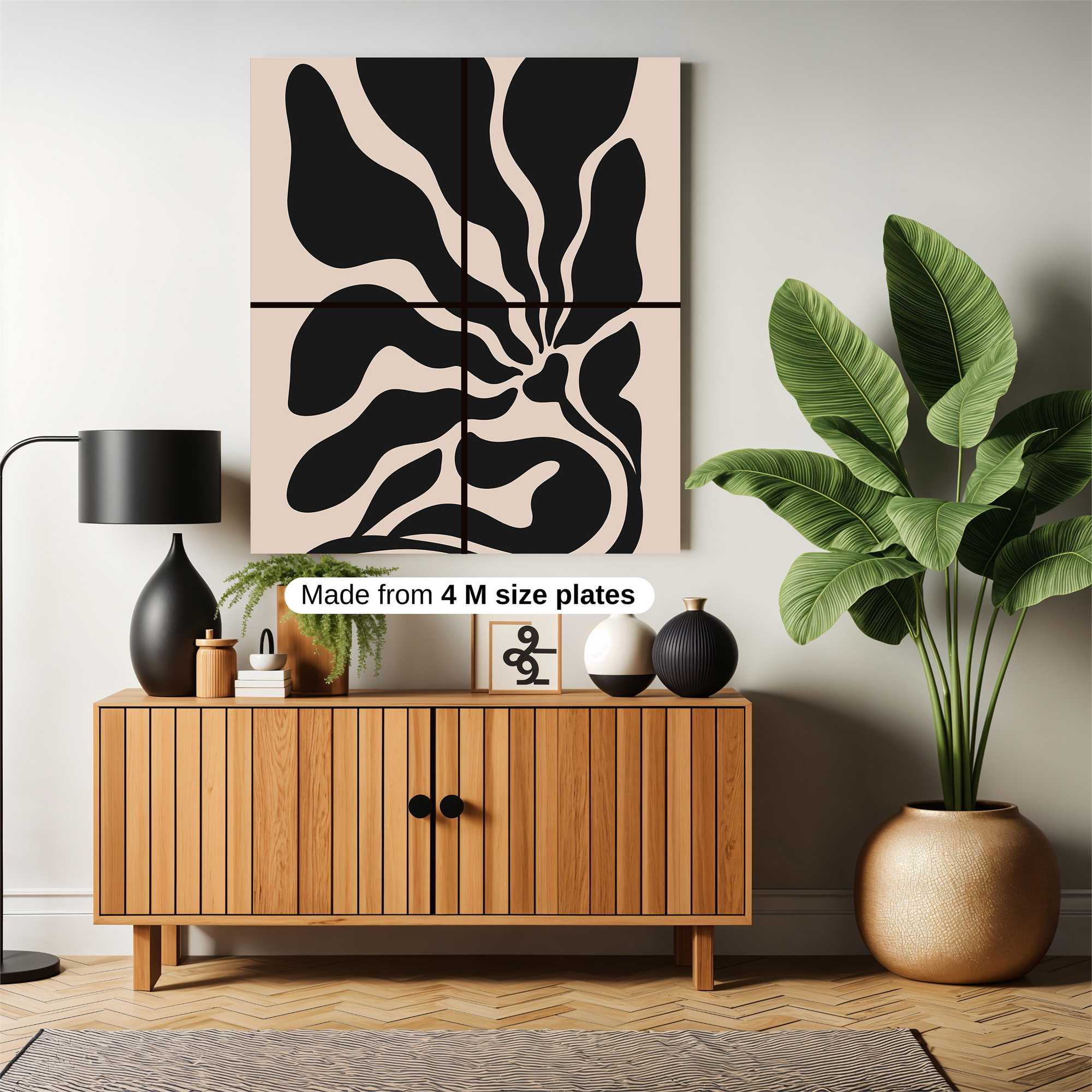 Floral Whimsy Safe Wall Magnetic / M