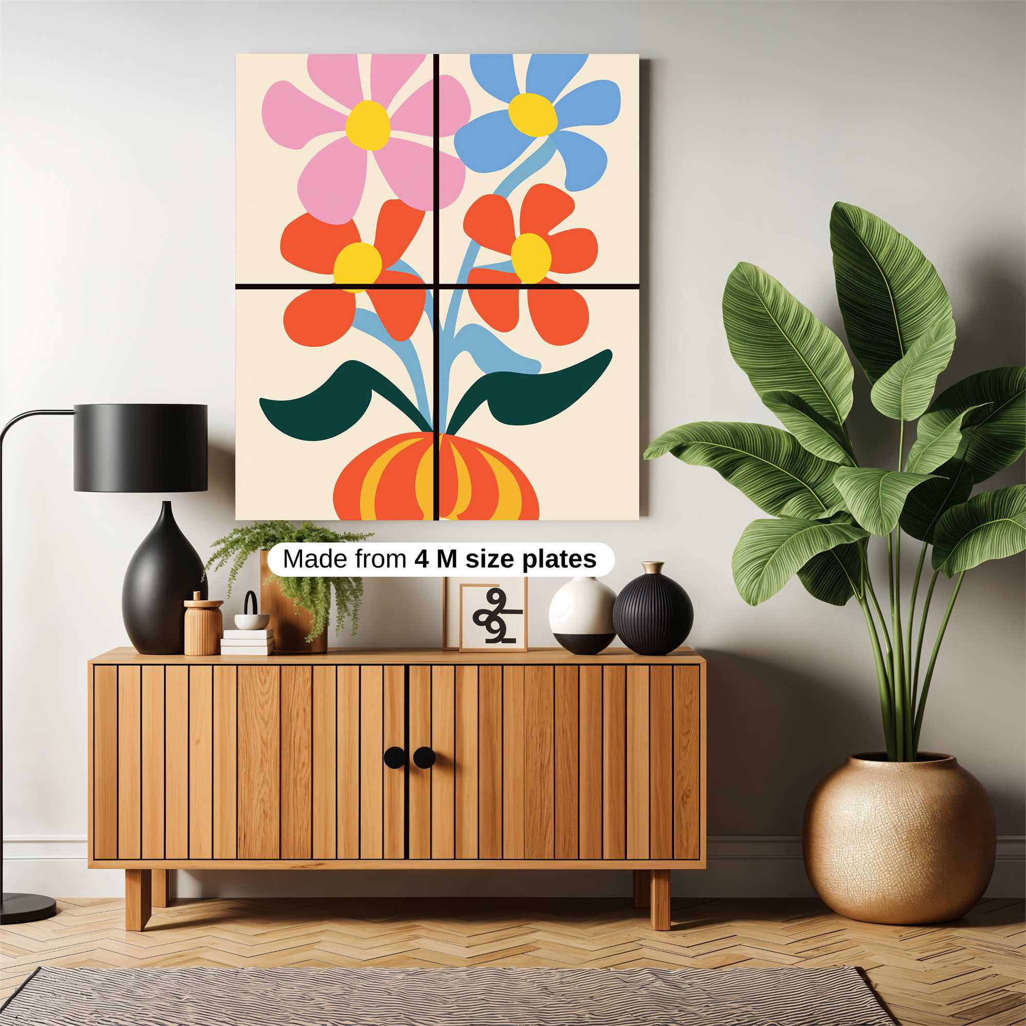 Floral Joy Safe Wall Magnetic / M